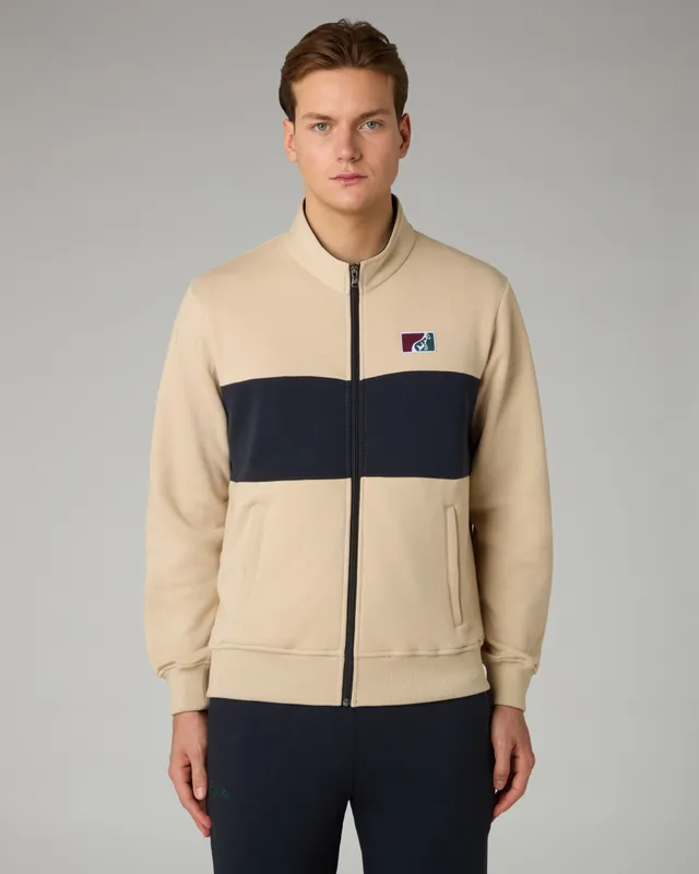 australian-posh-fleece-track-jacket-giacca-felpa-full-zip-con-tasche-zip image 1