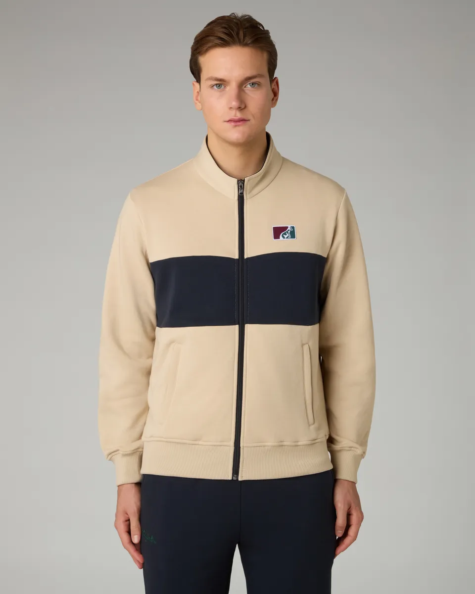 australian-posh-fleece-track-jacket-giacca-felpa-full-zip-con-tasche-zip image 1