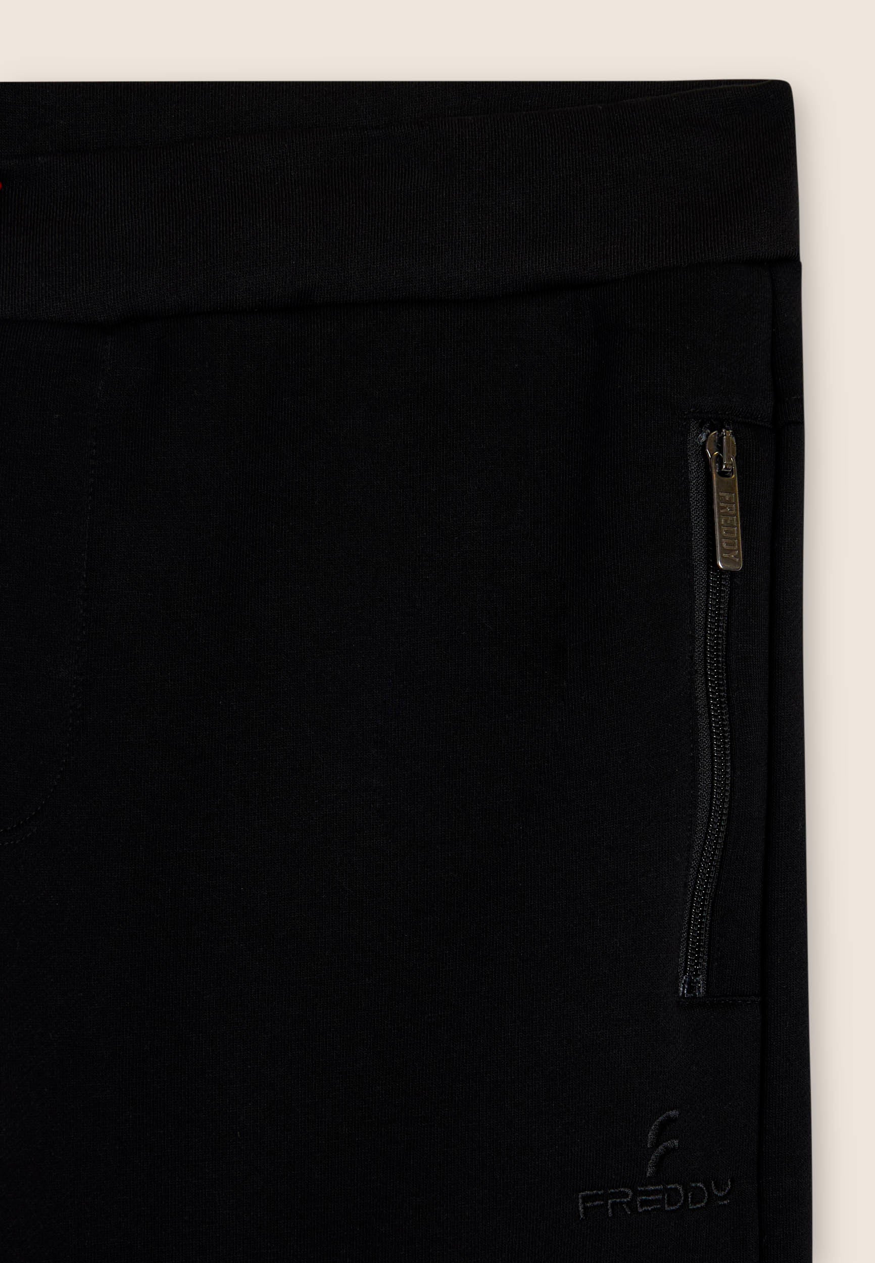 freddy-pantaloni-sportivi-con-tasche-zippate-100-cotone image 3