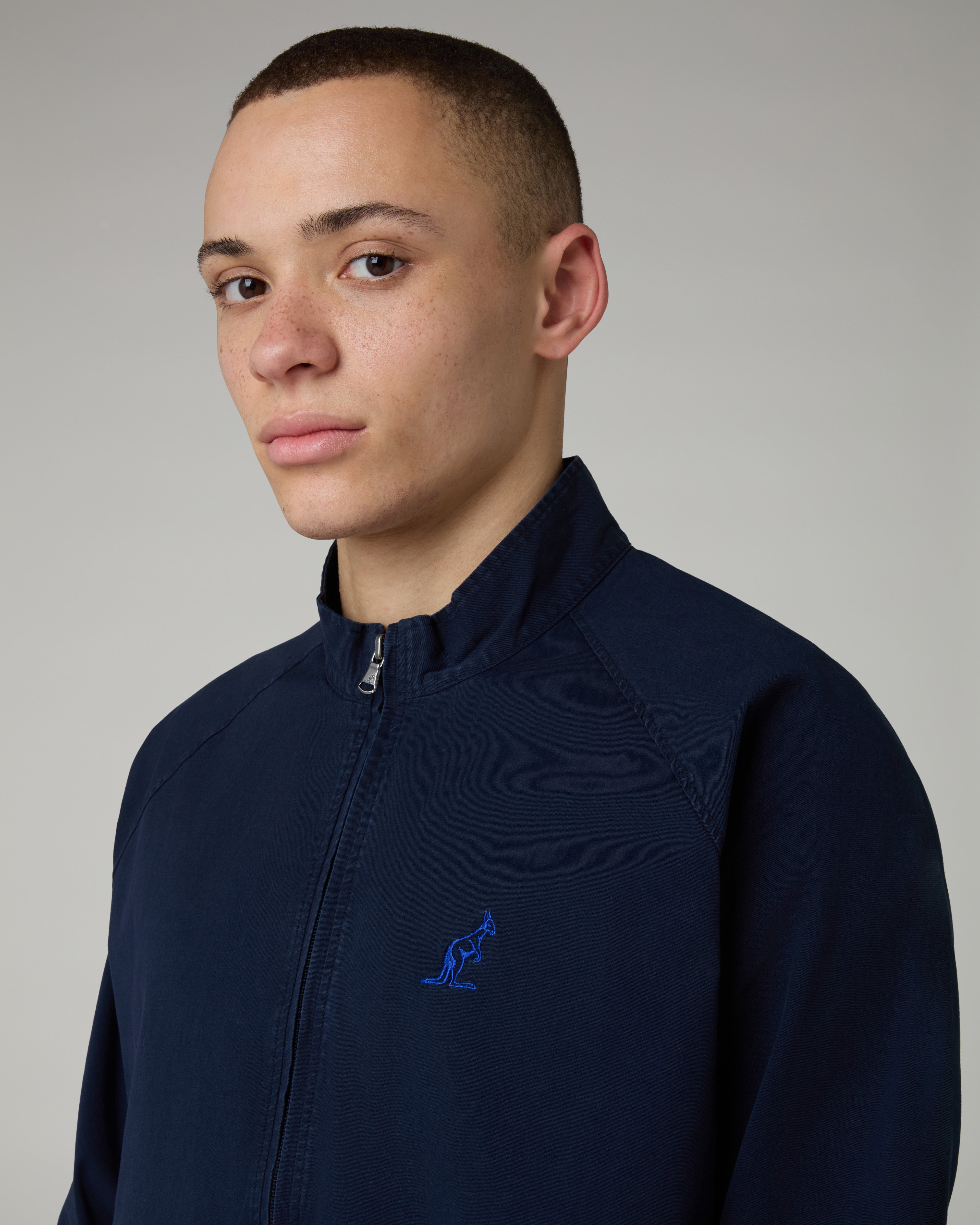 australian-doric-city-giacca-cotton-twill-eclipse-blue image 4