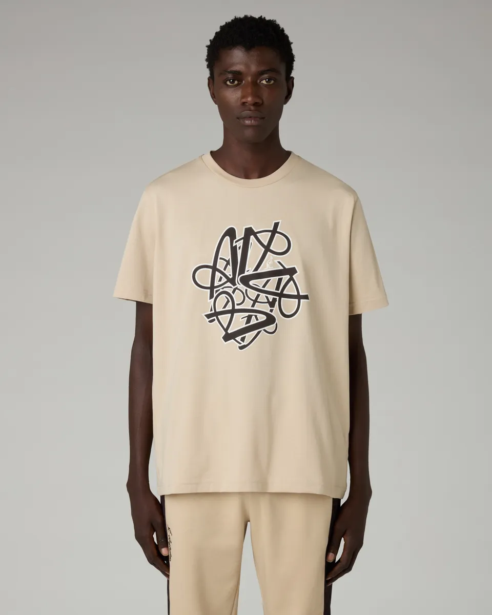 australian-spin-t-shirt-maglietta-cotone-sabbia-regular-fit image 1