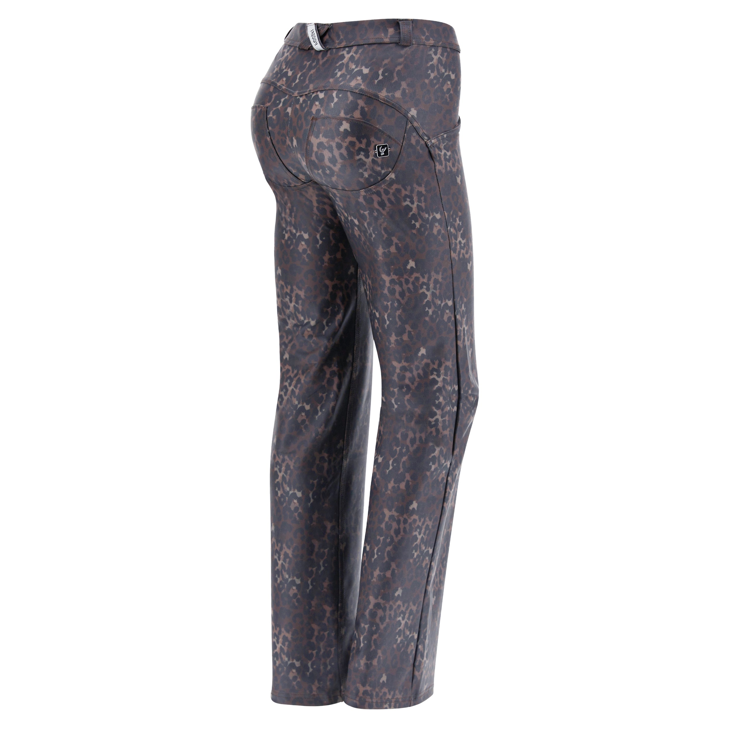 freddy-wr-up-pantaloni-push-up-wide-leg-similpelle-animalier-donna image 5