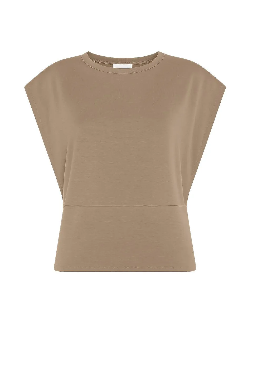 deha-t-shirt-viscosa-ecovero-dettaglio-laterale-marrone image 1