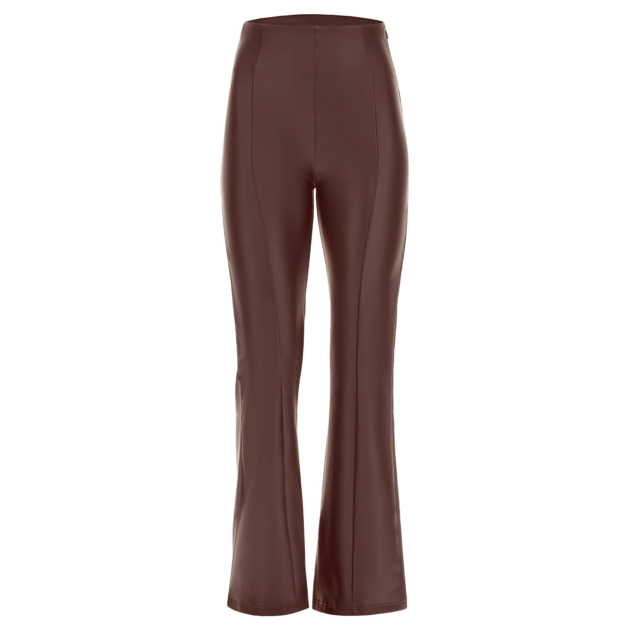 freddy-wr-up-pantaloni-similpelle-vita-alta-fondo-super-flare image 1