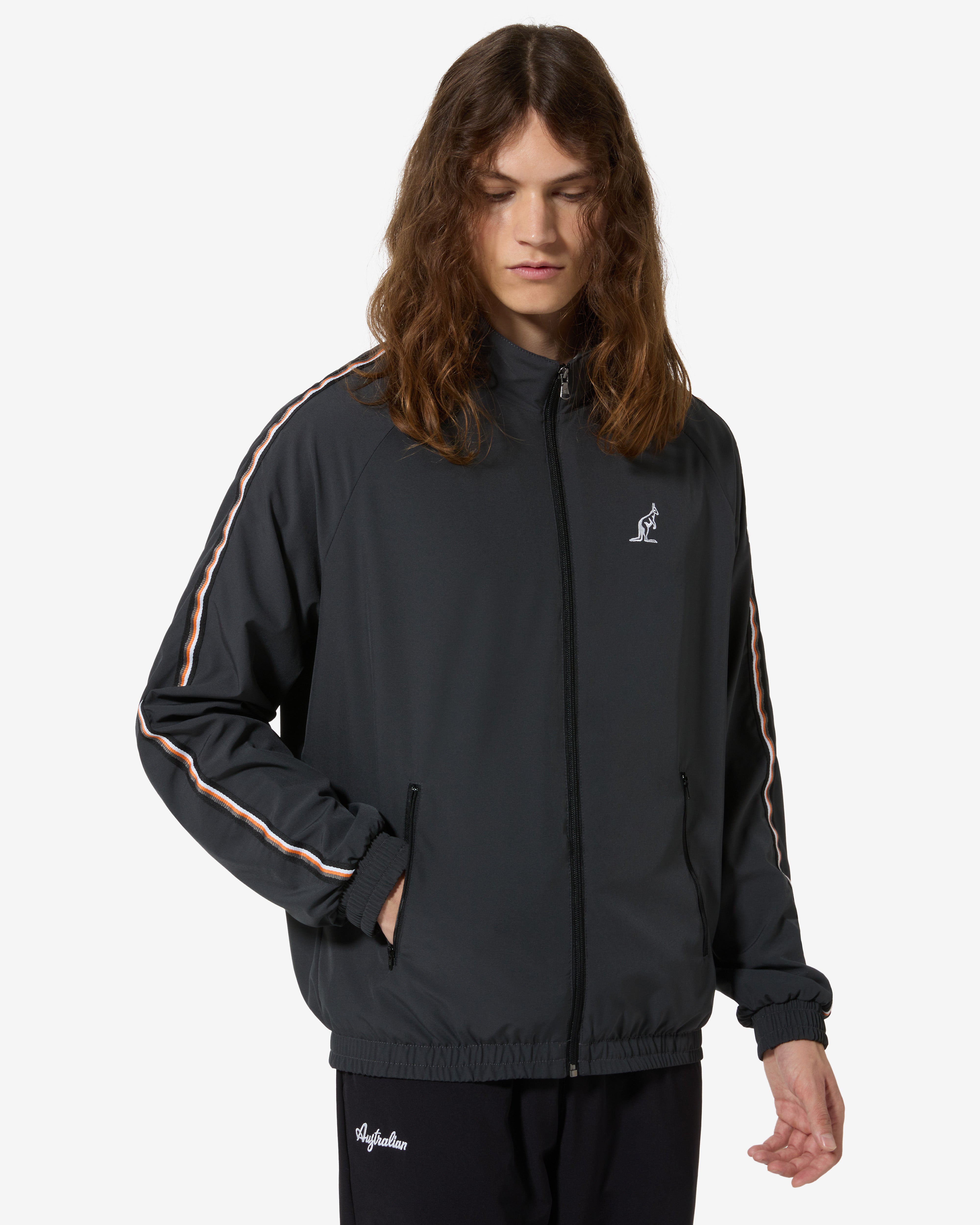 australian-dna-tartan-tracksuit-tuta-grigio-titanio-slam-bi-elastica image 2