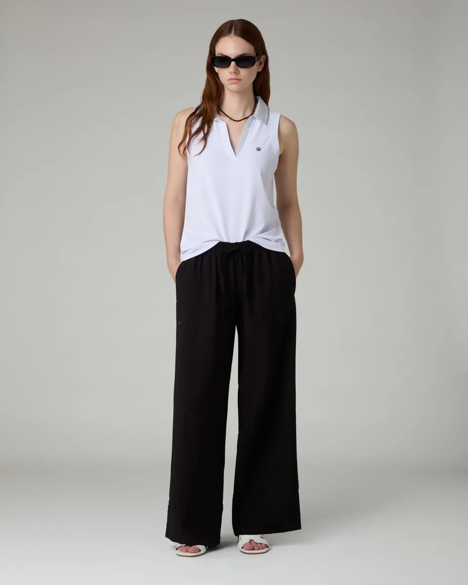 australian-sleeveless-polo-top-polo-donna-smanicata-in-piquet-bianco image 1
