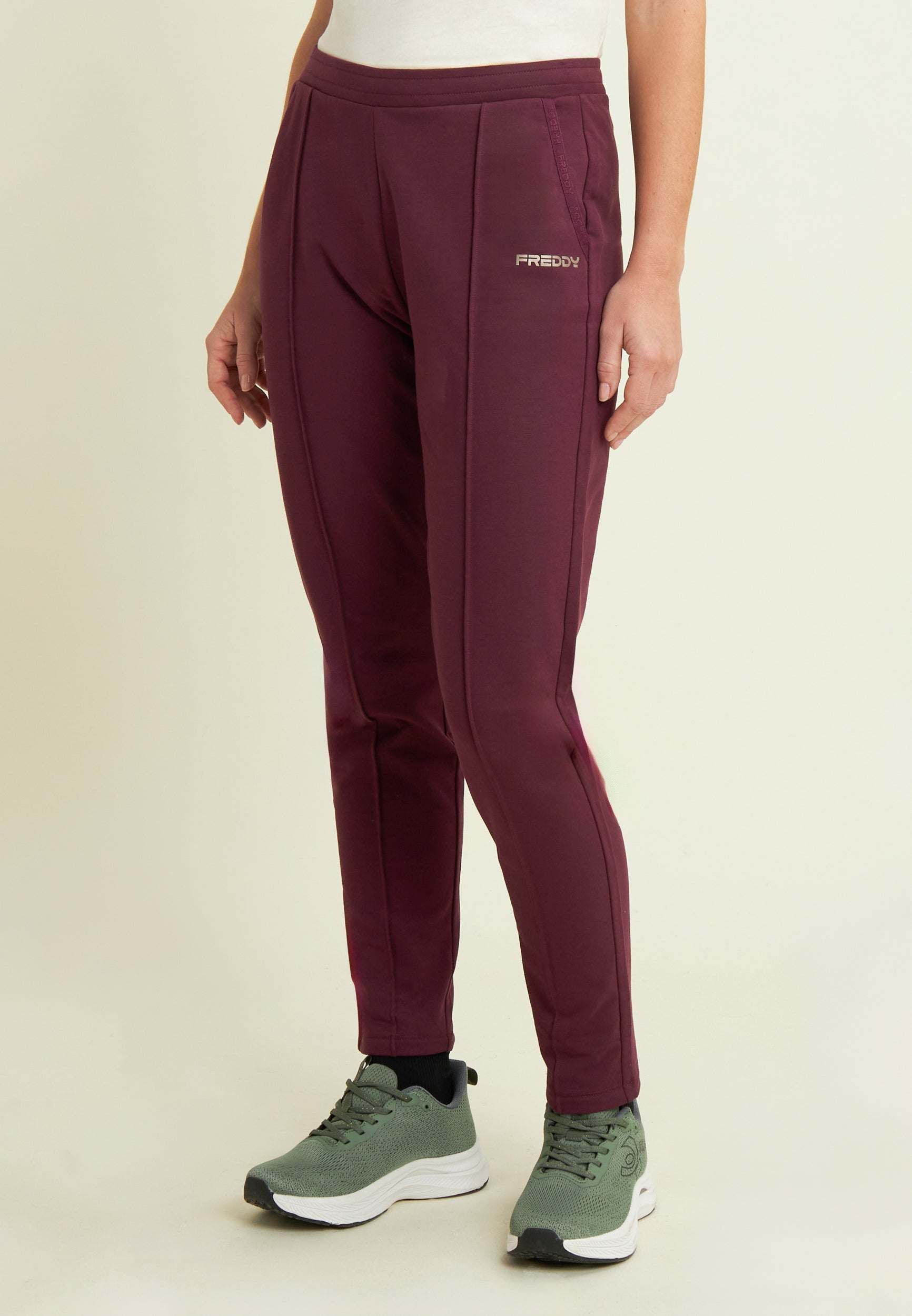 freddy-pantaloni-sportivi-regular-fondo-dritto-in-felpa-con-dettaglio-logato image 1