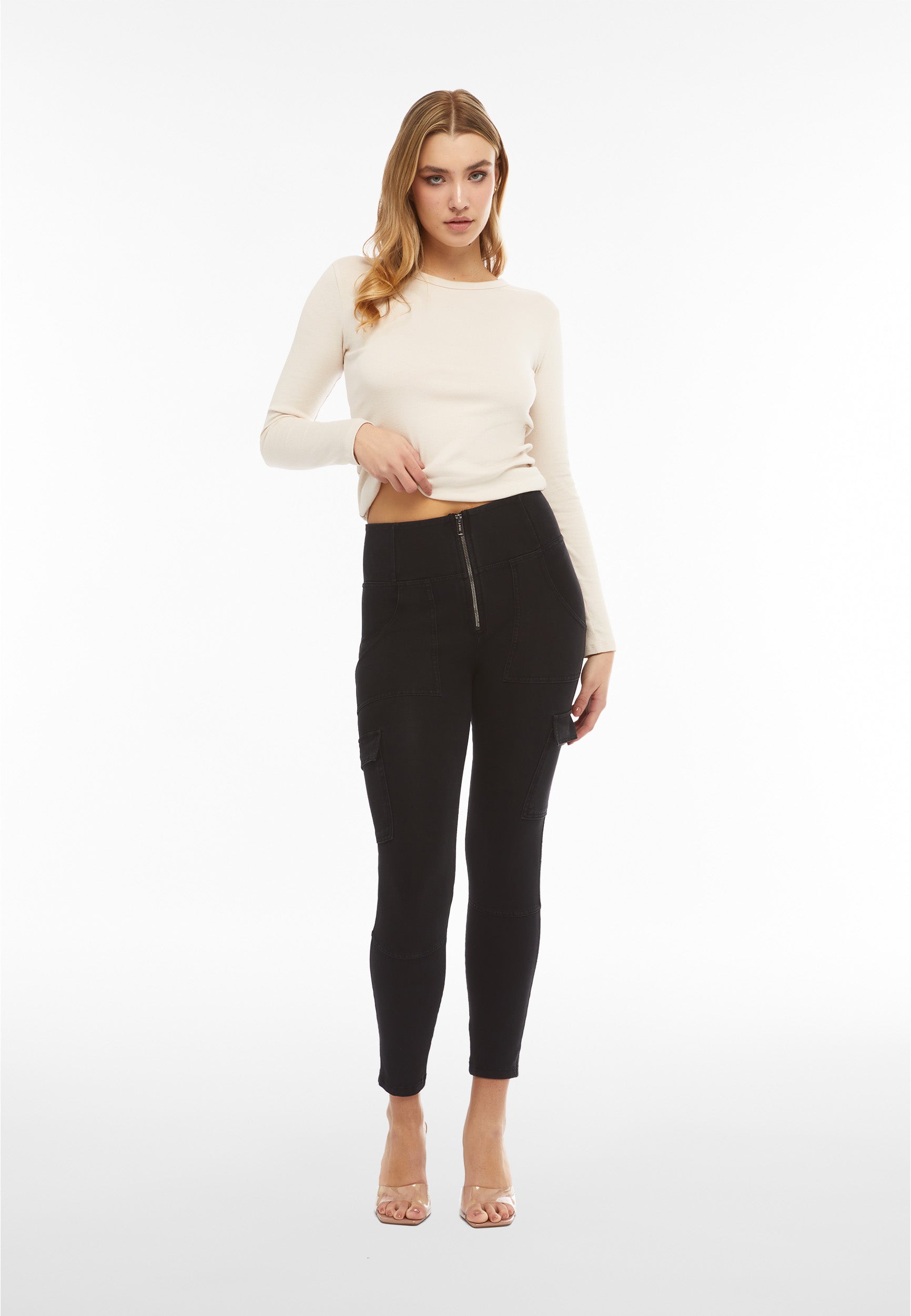 freddy-wr-up-jeggings-donna-cargo-push-up-vita-alta-7-8 image 2