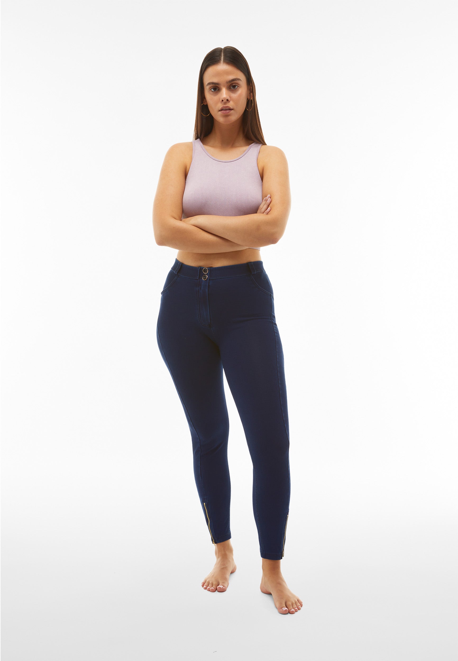 freddy-wr-up-jeggings-push-up-vita-alta-7-8-con-zip-sul-fondo image 2