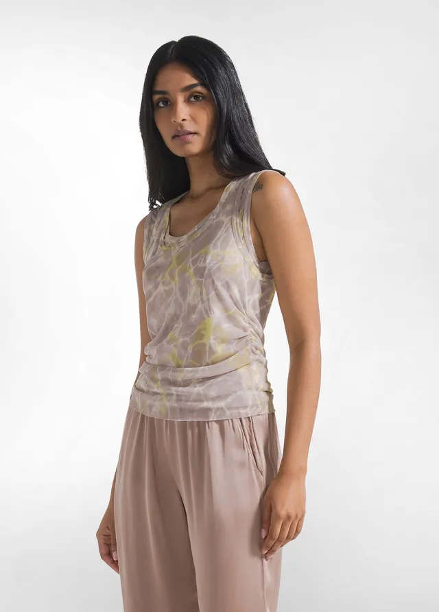deha-canotta-in-tulle-allover-beige image 1