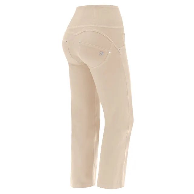 freddy-pantaloni-push-up-wr-up-wide-bottom-cropped-gabardine image 1