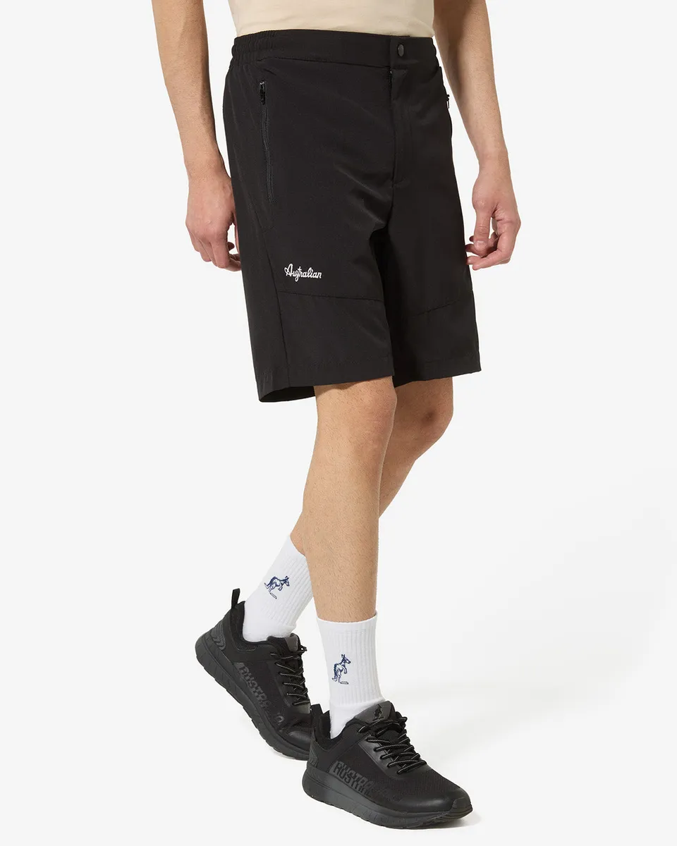 australian-city-short-nero-bi-elastico-slam-con-zip-bestseller image 1