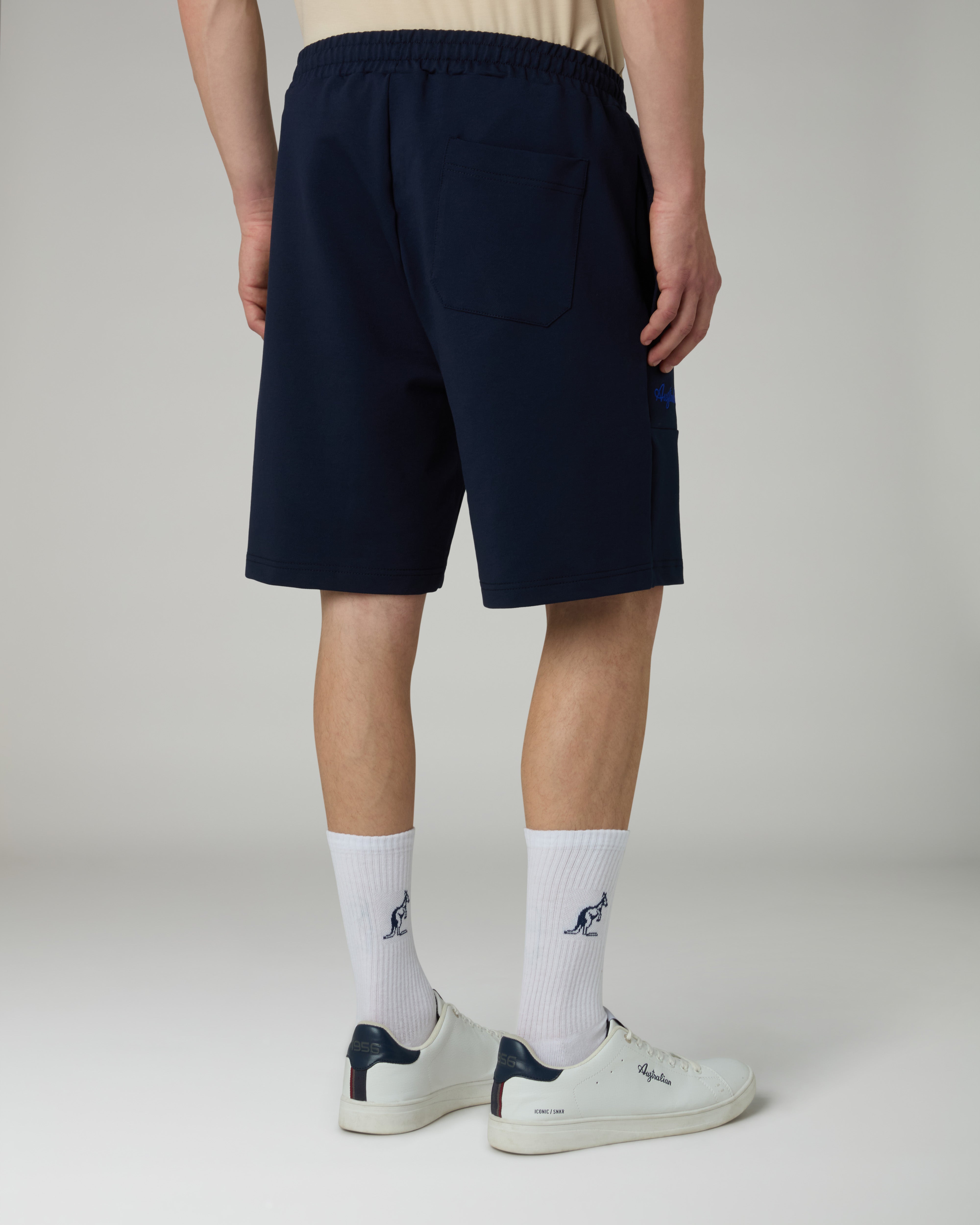 australian-poison-short-short-sportivo-in-tessuto-dream-eclipse-blue image 3