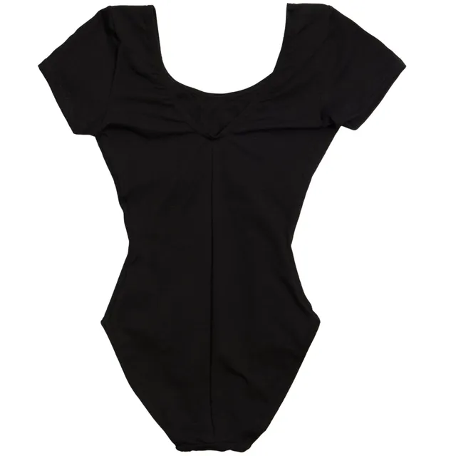 freddy-body-maniche-corte-in-cotone-stretch-da-danza image 1