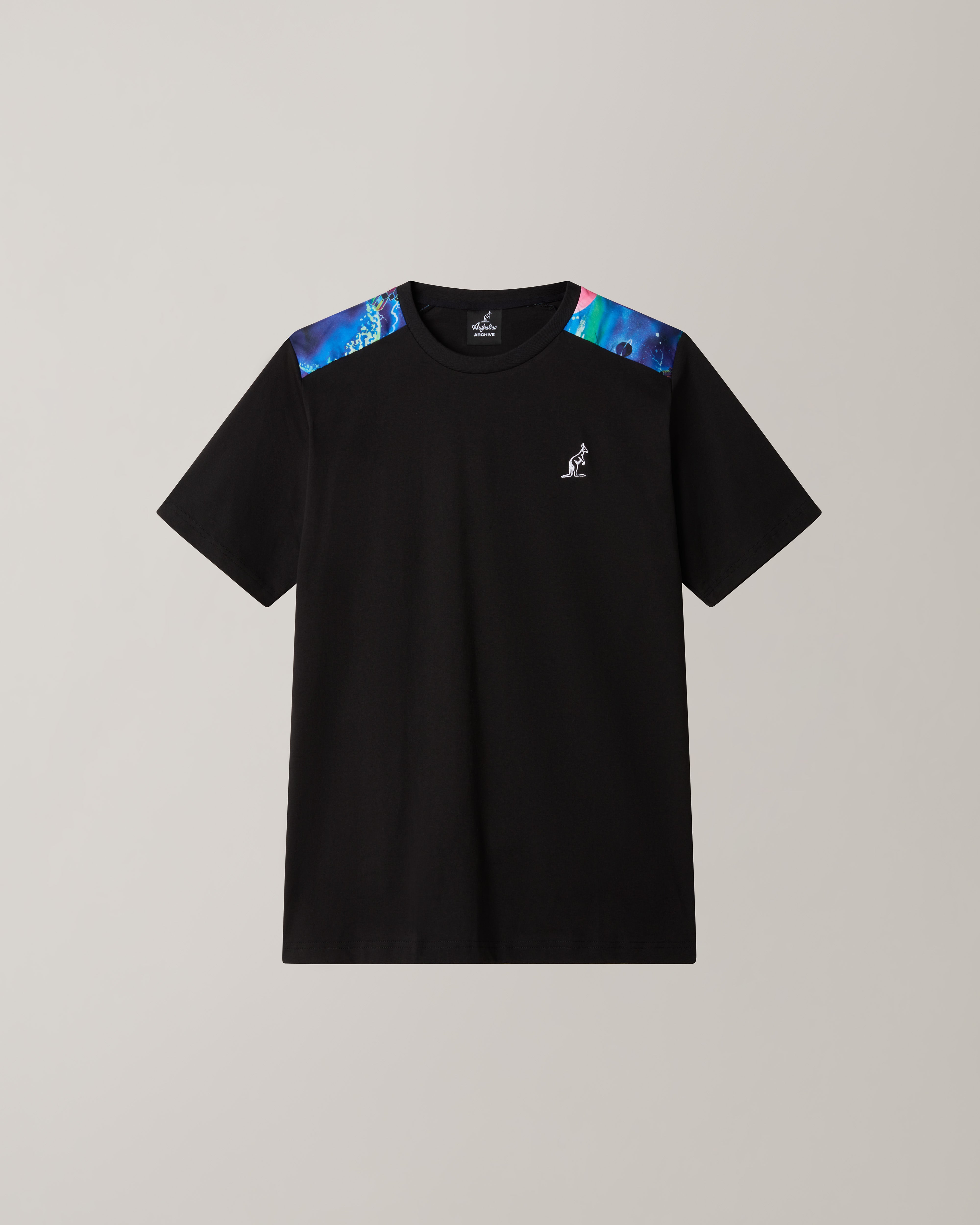 australian-planets-insert-t-shirt-nera-maglietta-cotone image 5