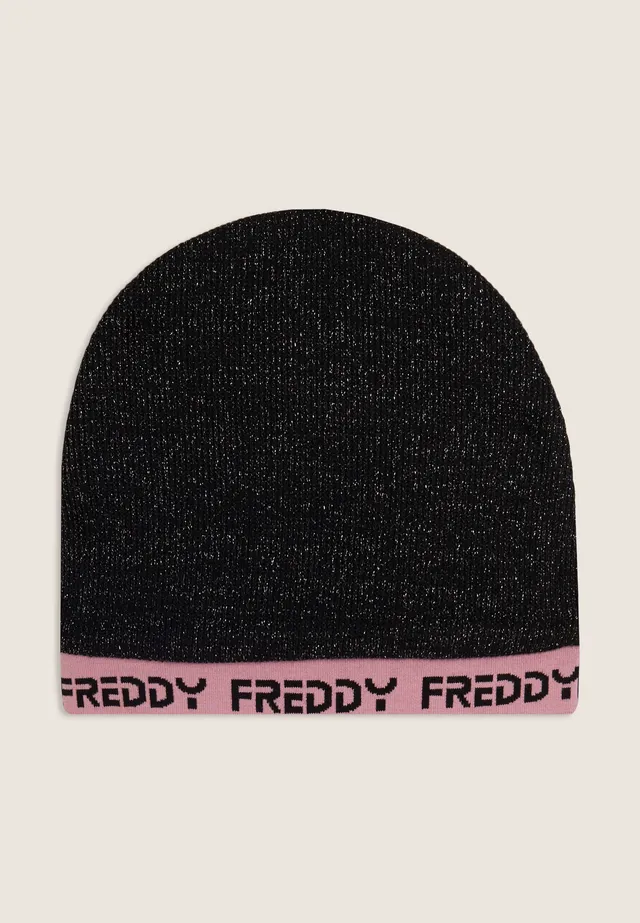 freddy-berretto-beanie-junior-m-lange-con-lurex-e-fascia-logata image 1