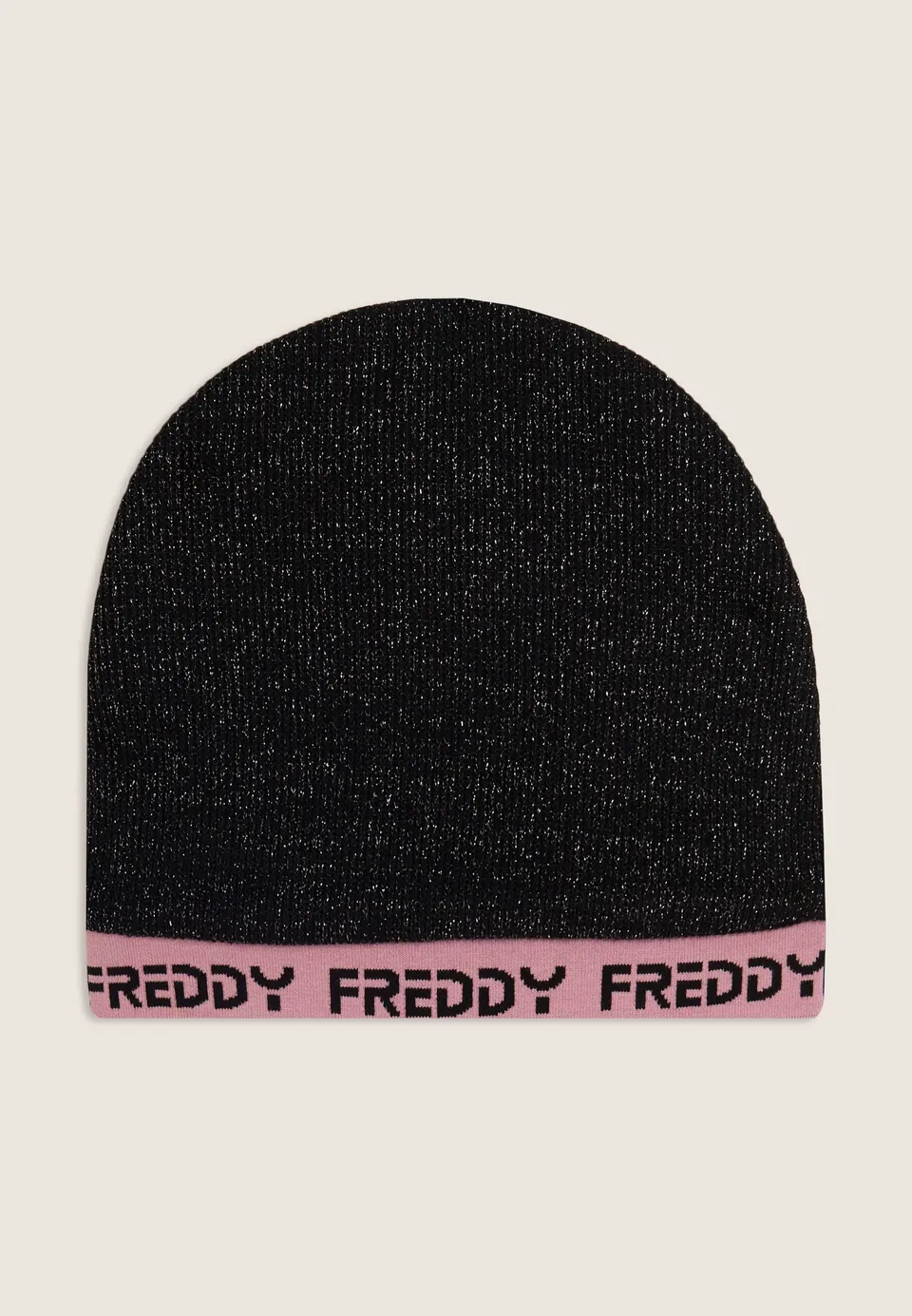 freddy-berretto-beanie-junior-m-lange-con-lurex-e-fascia-logata image 1