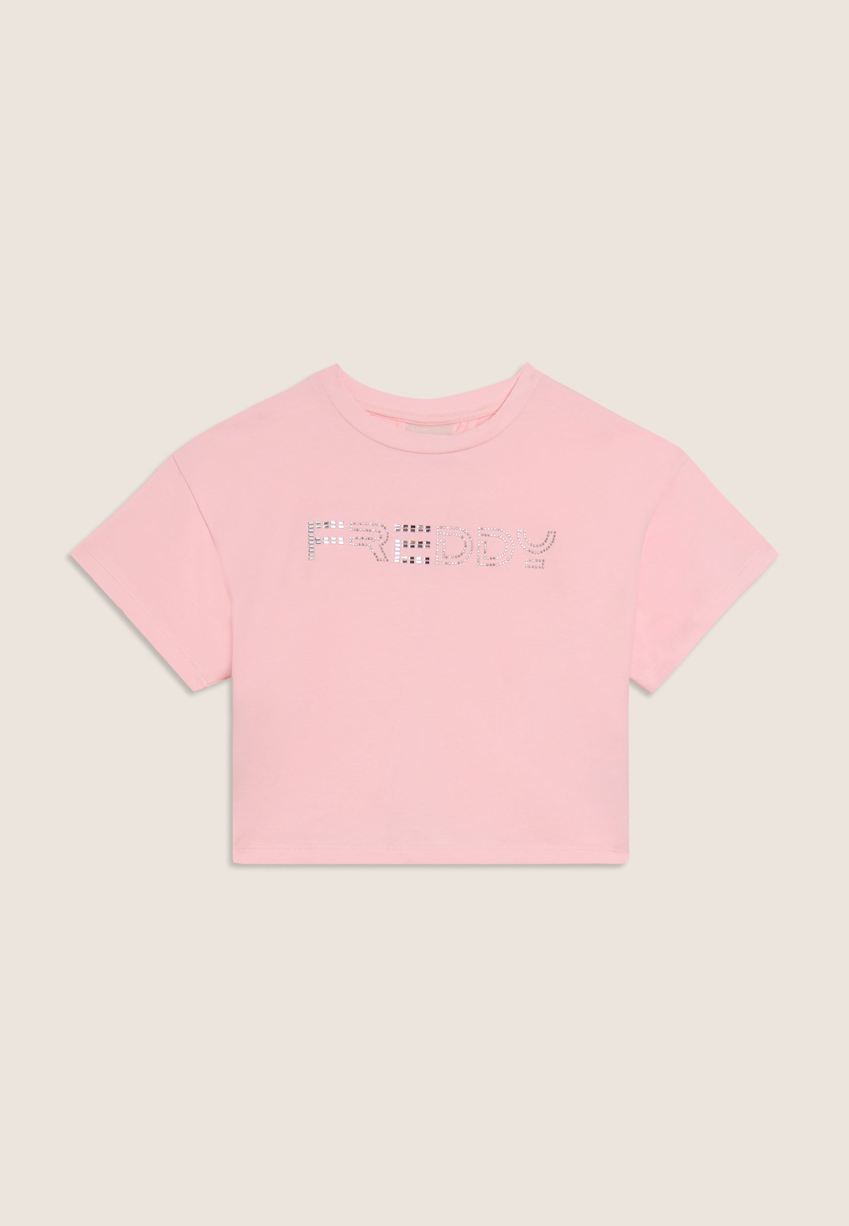 freddy-t-shirt-cropped-junior-con-apertura-retro-e-strass image 5