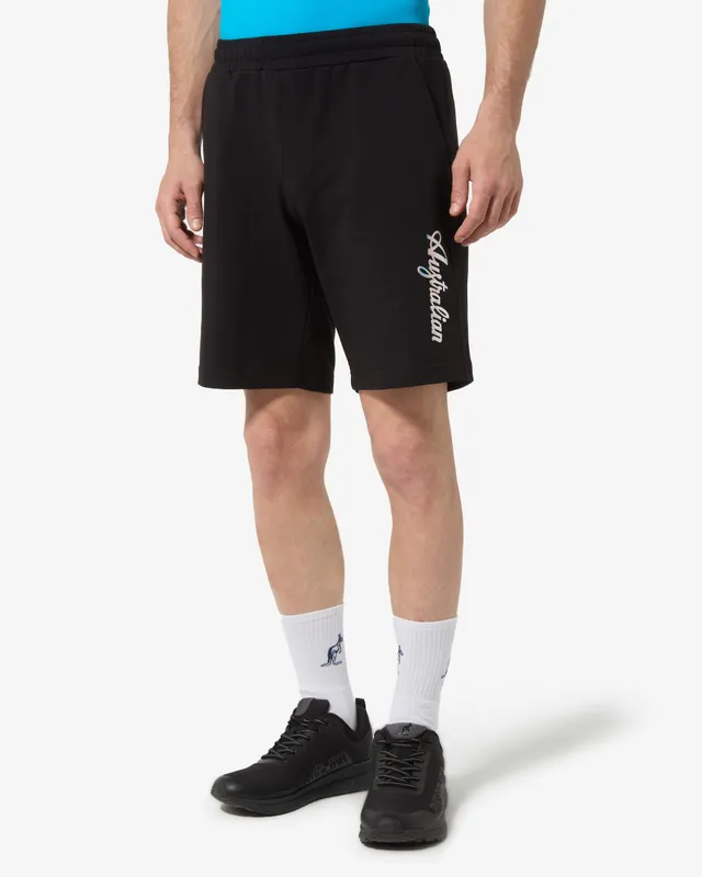 australian-urban-short-nero-short-felpa-elasticizzata image 1