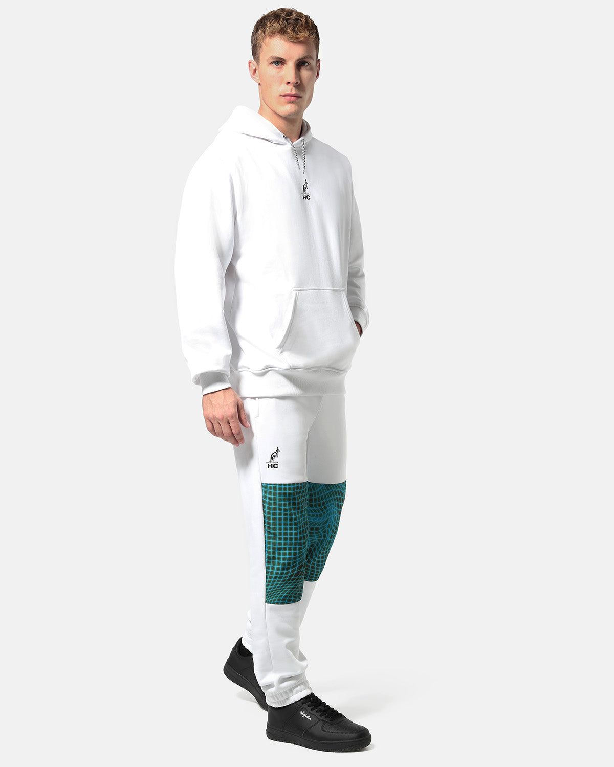 australian-vitruvio-hoodie-hard-court-felpa-cappuccio-bianca image 2