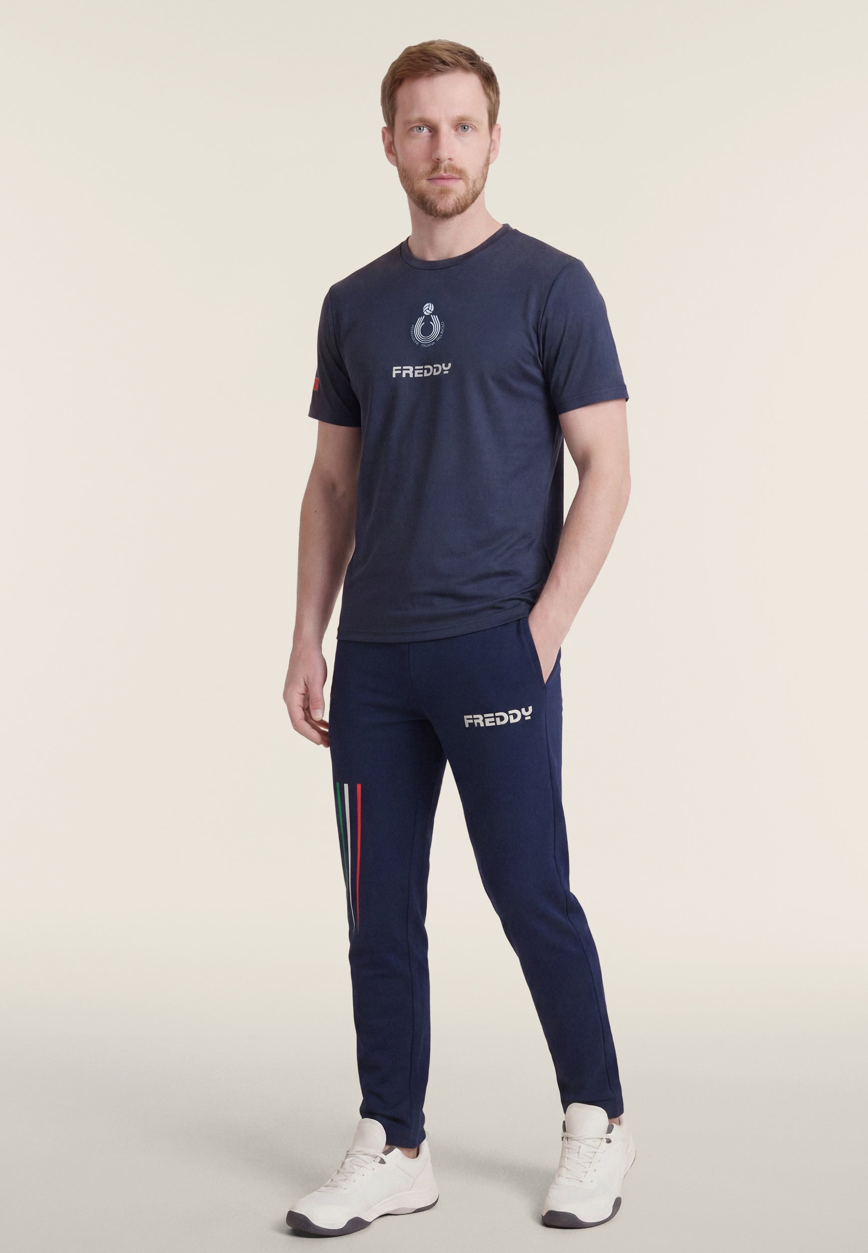 freddy-t-shirt-uomo-fipav-regular-fit-tessuto-tecnico-uv-50 image 2