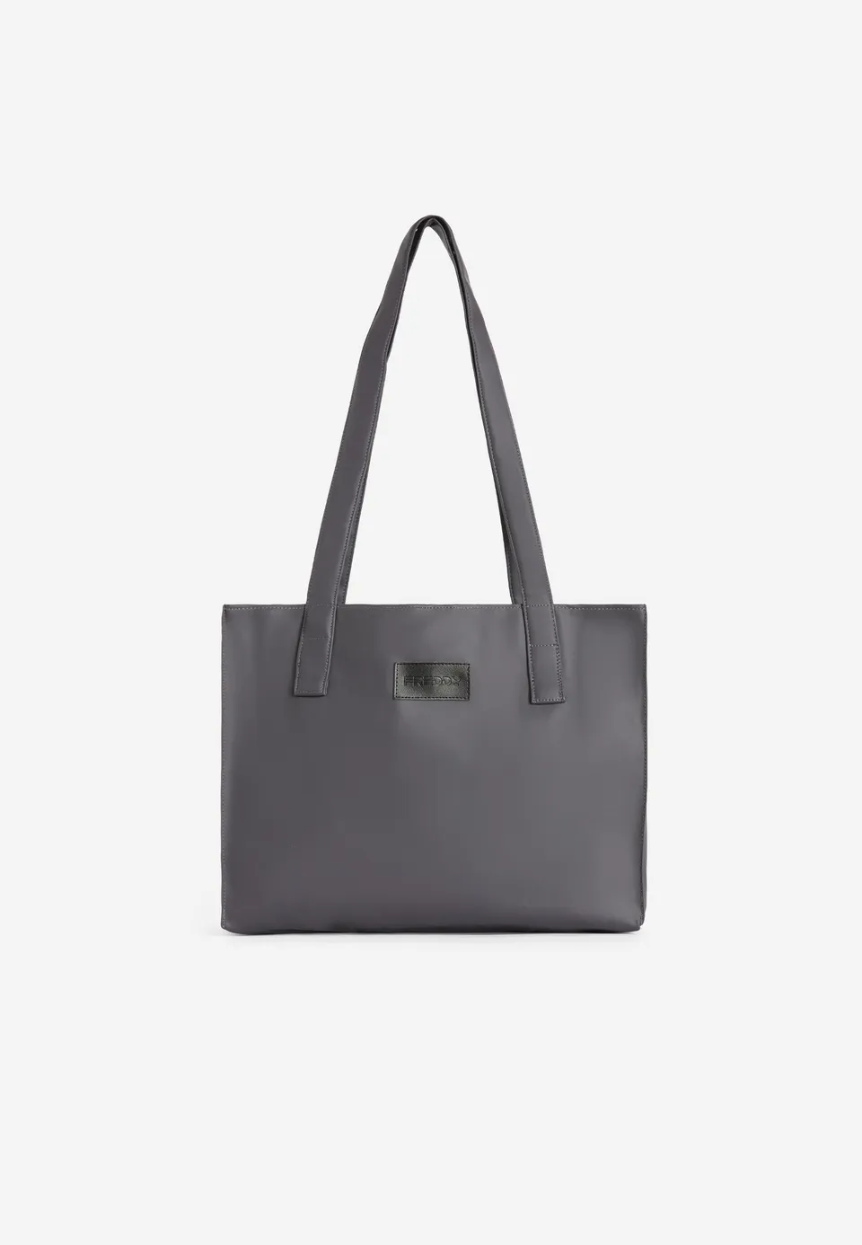 freddy-shopping-bag-in-similpelle-con-logo-applicato-38-cm image 1