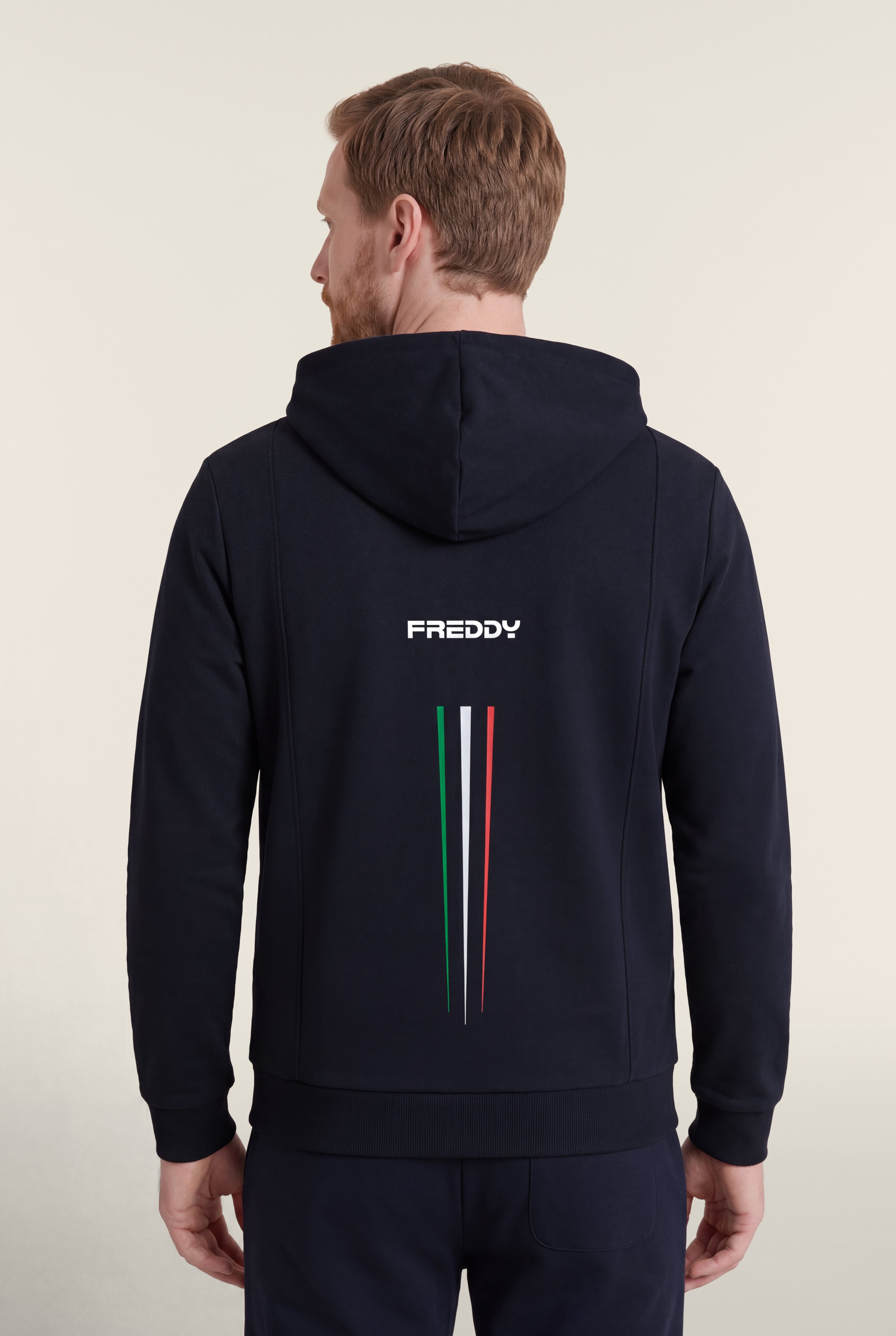 freddy-felpa-uomo-fipav-beach-volley-zip-cappuccio-cotone image 3
