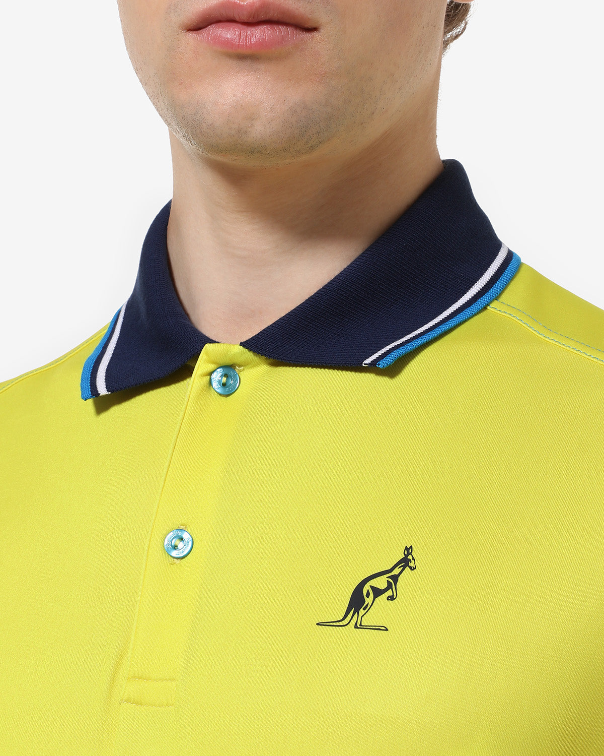 australian-tech-ace-polo-shirt-tennis-polo-giallo-vivo image 4