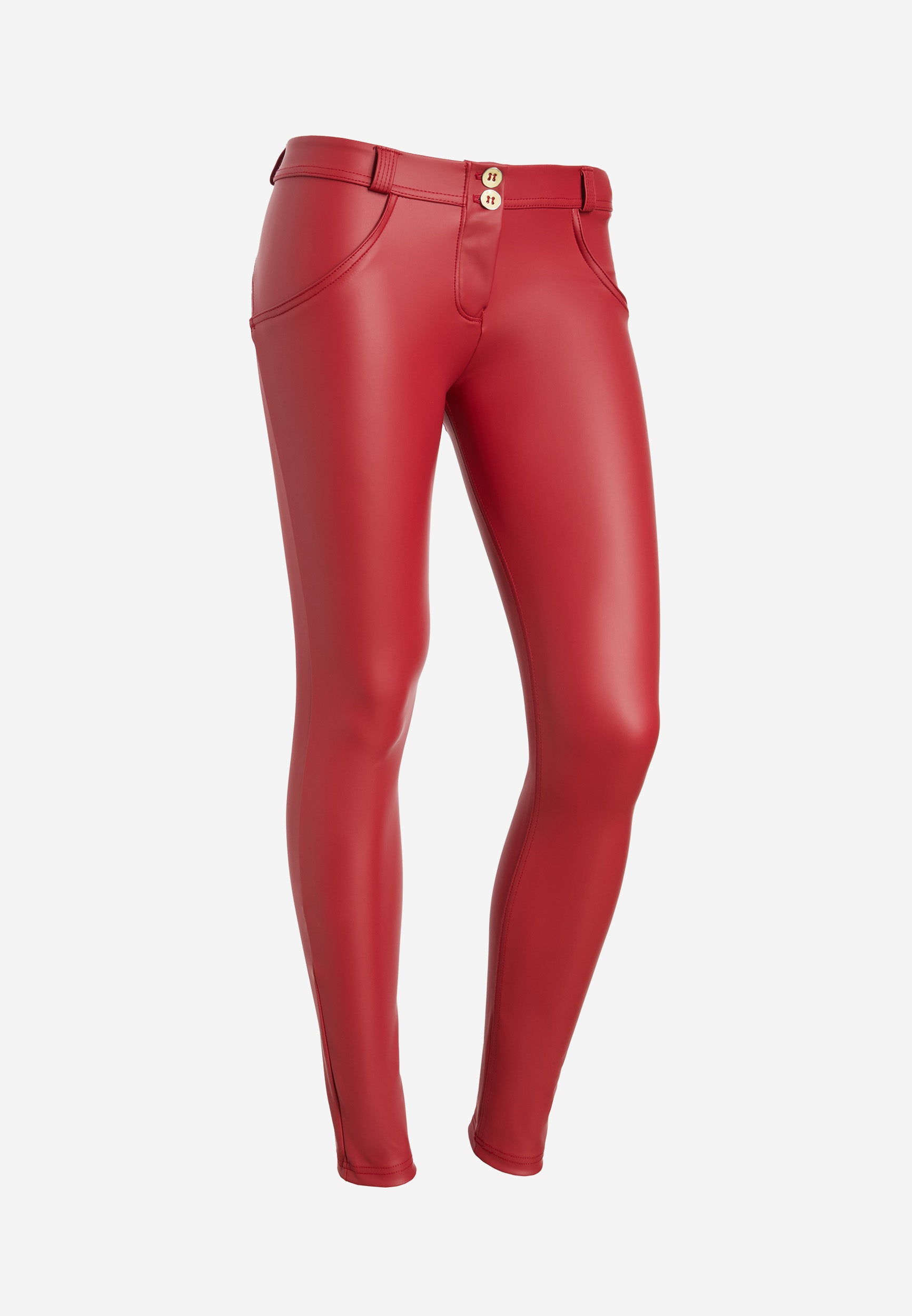 freddy-pantaloni-push-up-wr-up-vita-bassa-similpelle-ecologica image 4