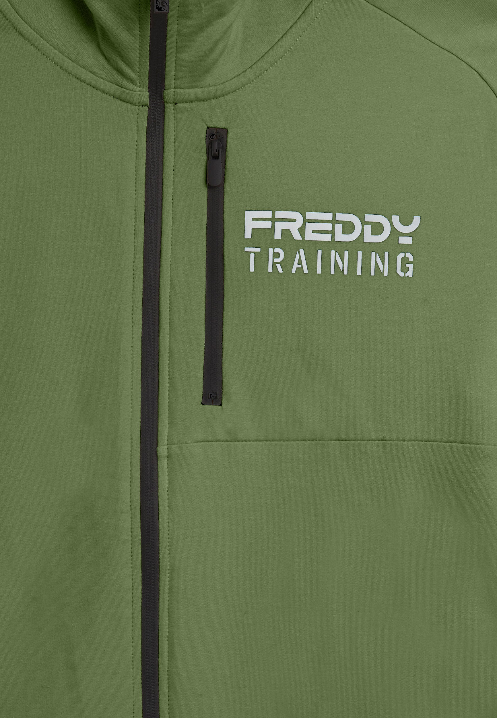 freddy-felpa-full-zip-con-taschino-collo-alto-e-cuciture-sportive image 7