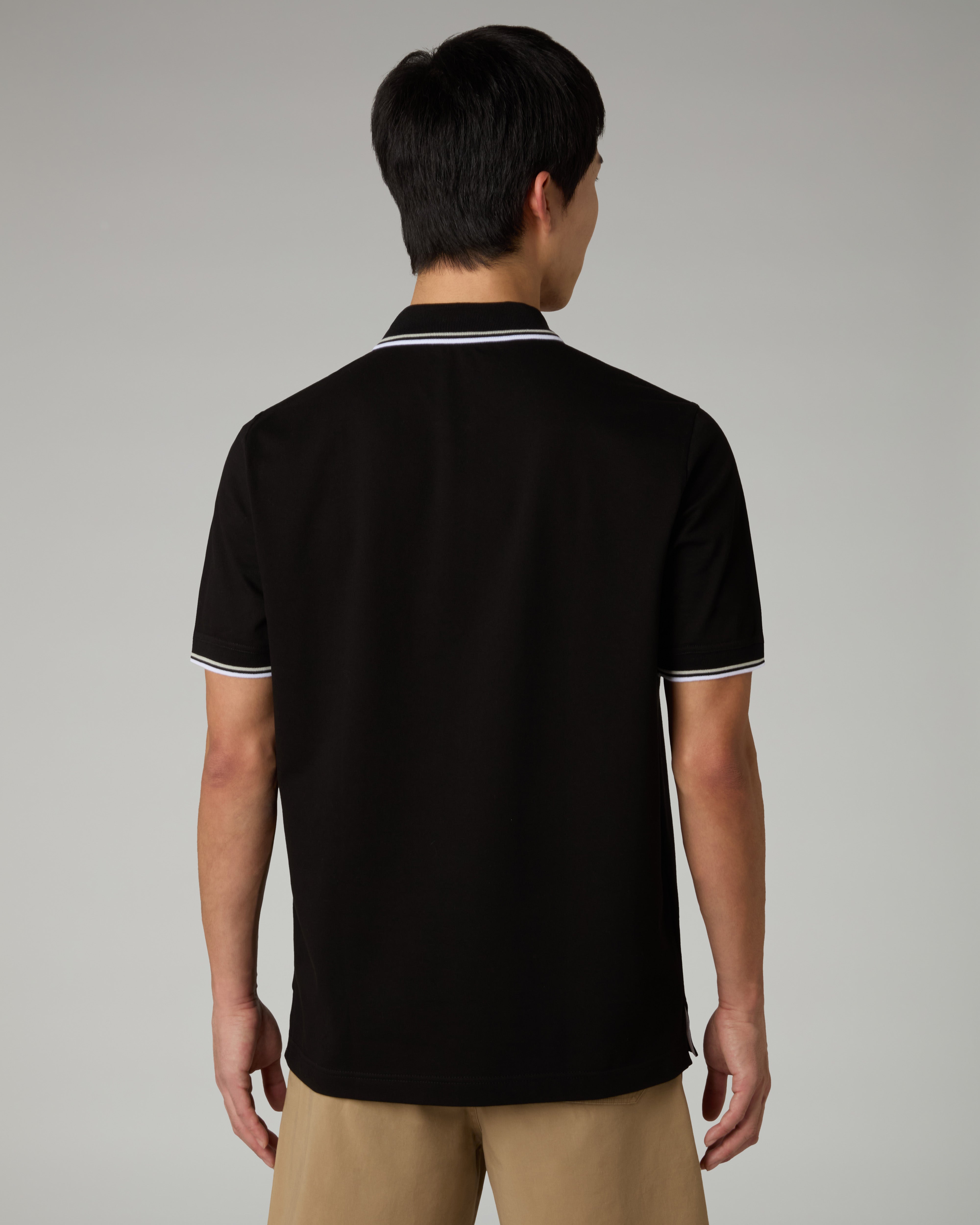 australian-pocket-piquet-polo-shirt-nera-regular-fit-made-in-italy image 3
