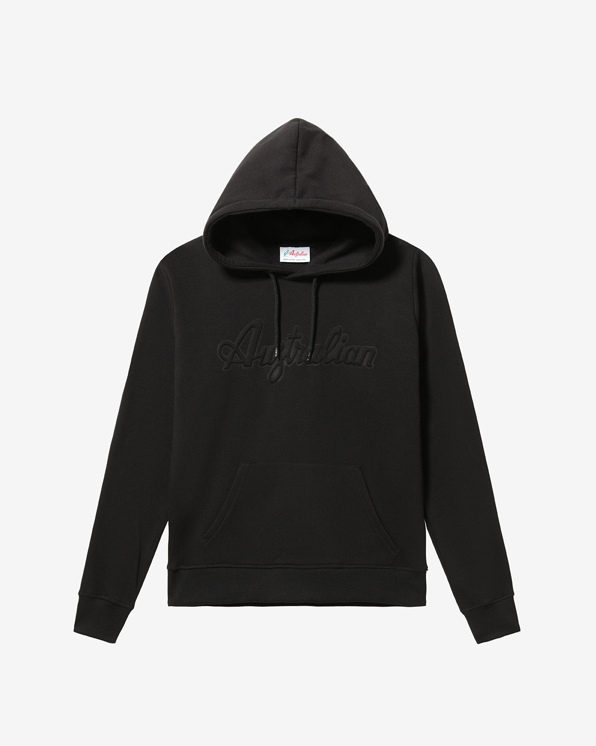 australian-3d-logo-hoodie-felpa-con-cappuccio-nero image 6