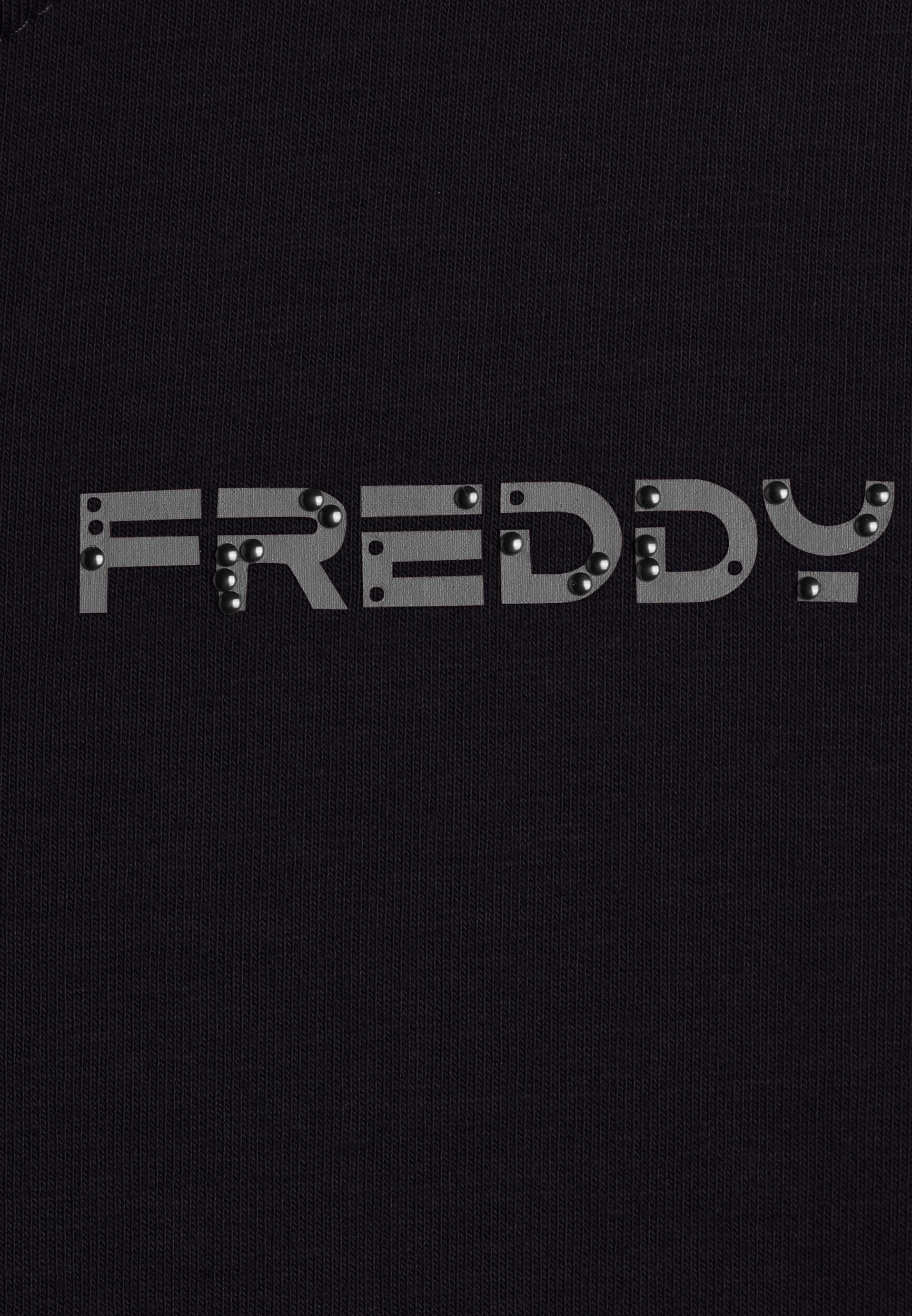 freddy-felpa-donna-comfort-fit-zip-collo-alto-interno-floreale image 7