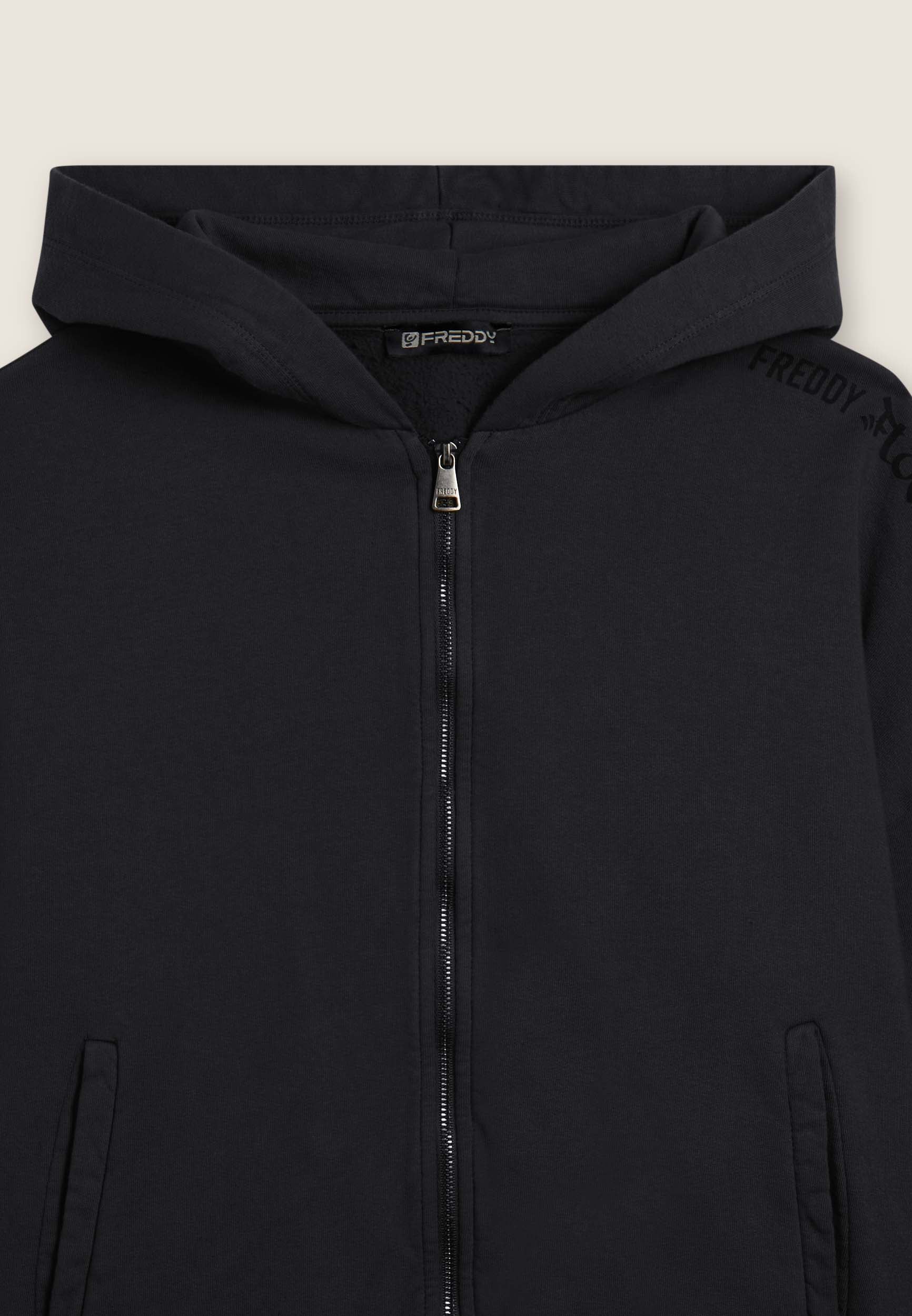 freddy-felpa-oversize-cropped-full-zip-con-stampa-flow image 7