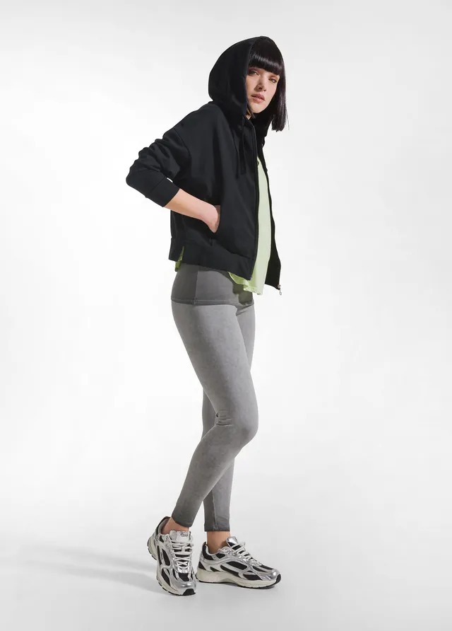 deha-d42035-leggings-vita-alta-effetto-sfumato-nero image 1