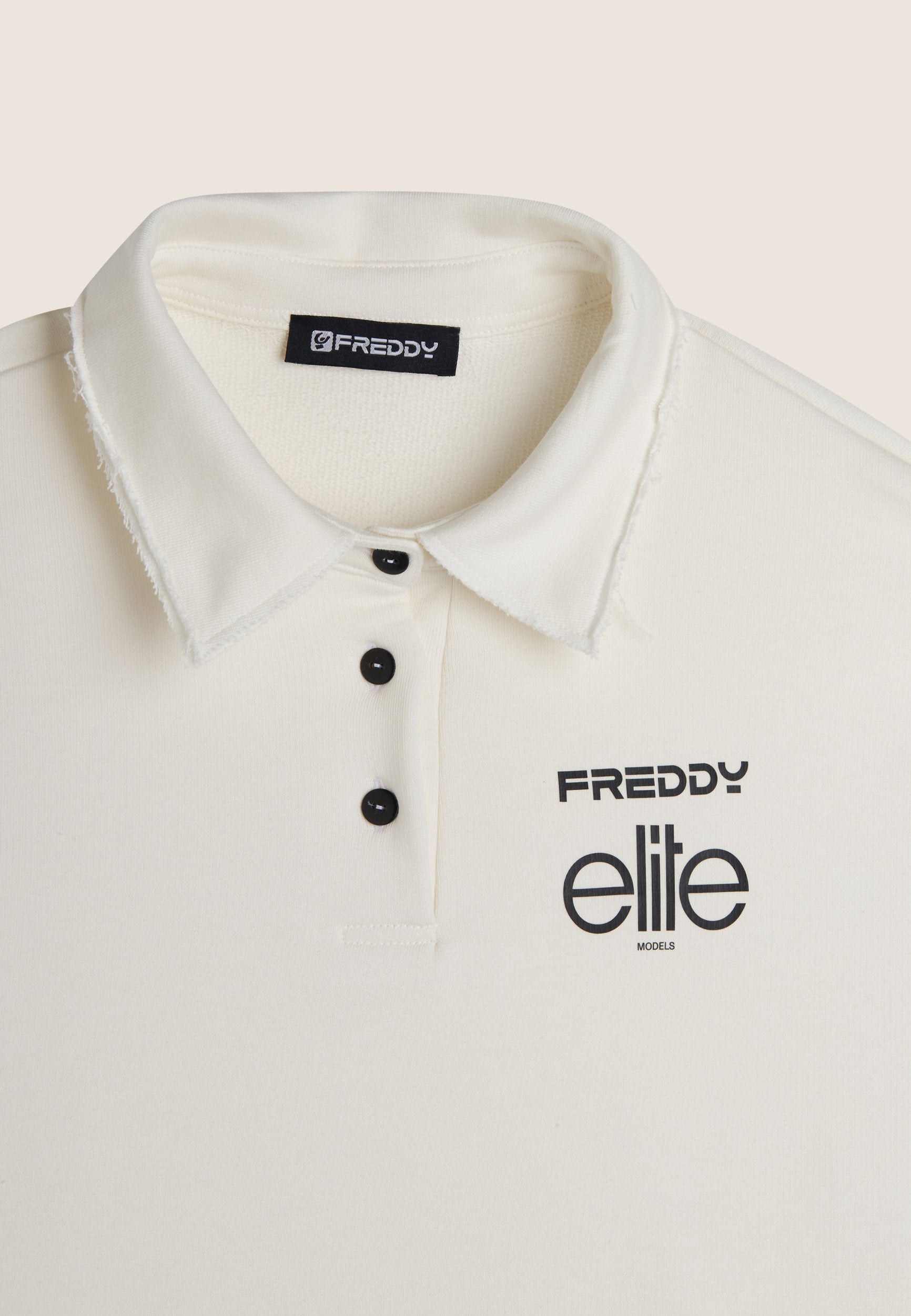 freddy-x-elite-felpa-cropped-donna-con-scollo-polo-100-cotone image 3