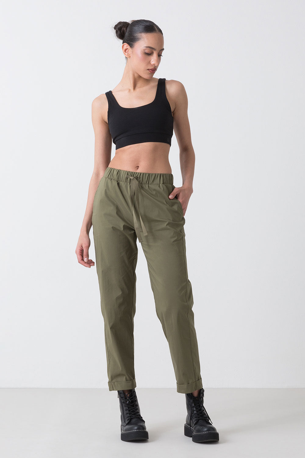 dimensione-danza-summer-pantalone-in-popeline-di-cotone-donna image 2