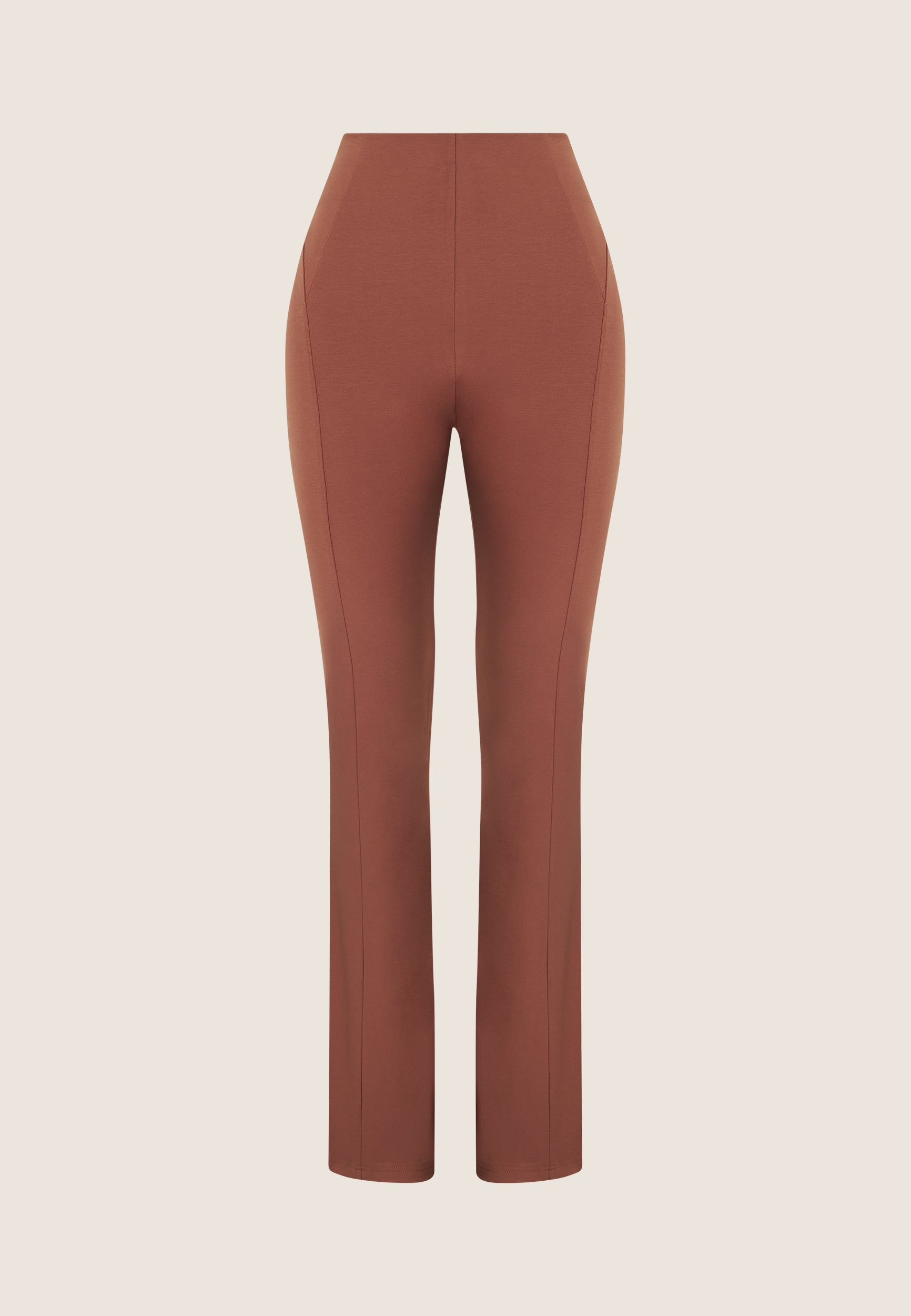 freddy-pantaloni-wr-up-flare-vita-alta-cotone-organico-con-impunture image 5