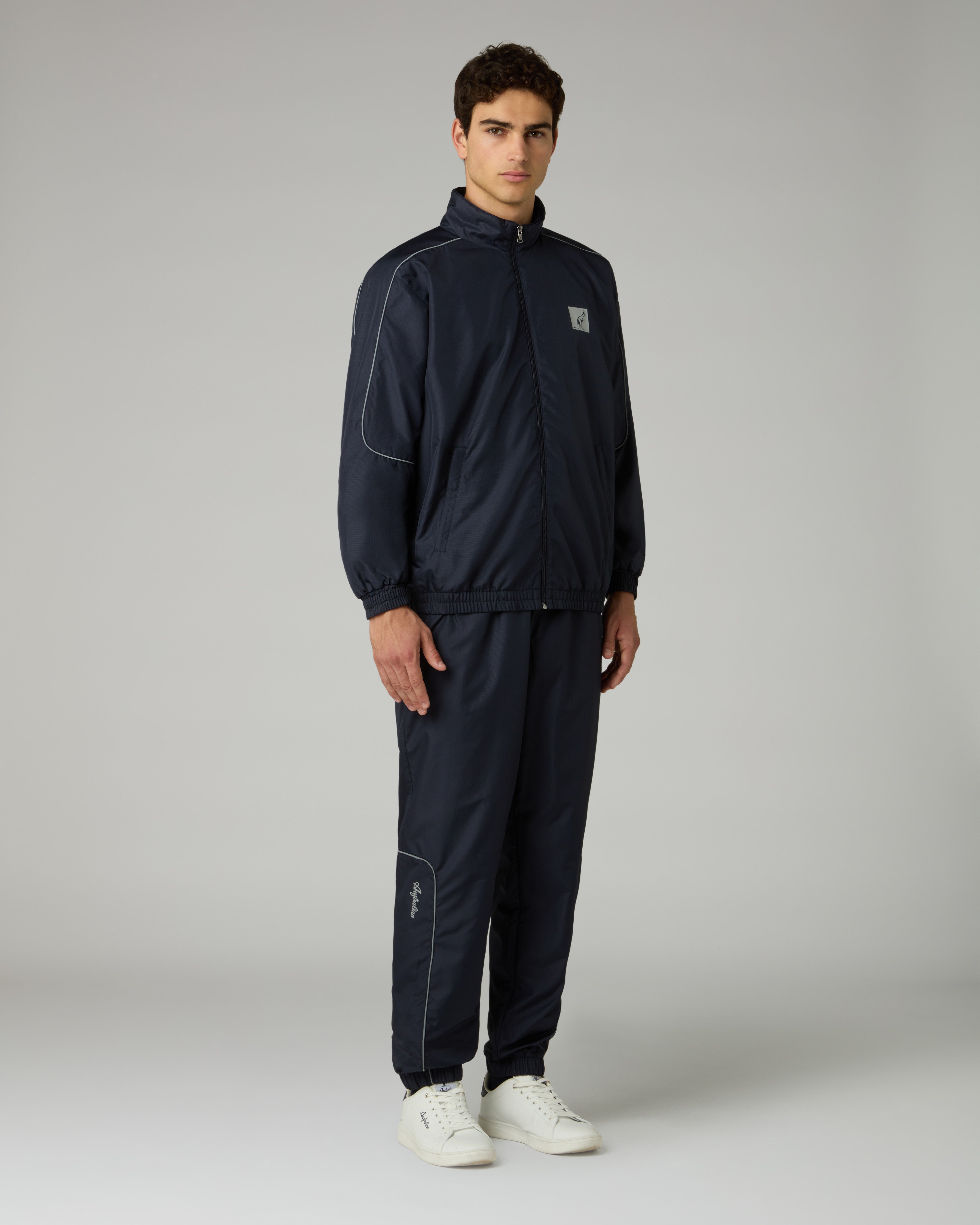 australian-nocturna-brice-tracksuit-tuta-blu-eclipse-con-piping-rifrangente image 1