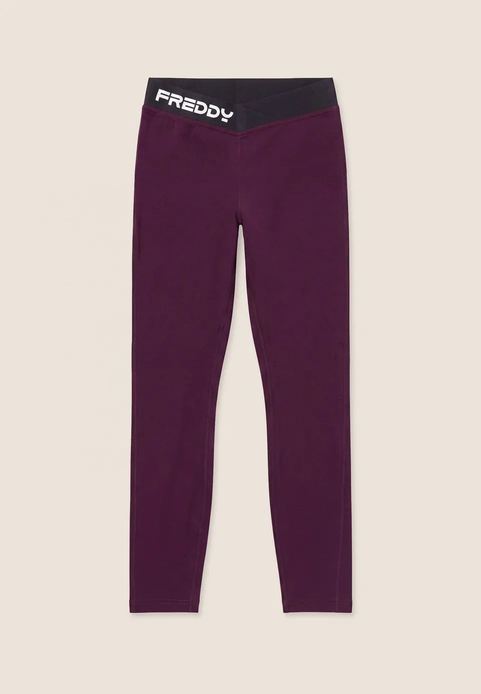 freddy-wr-up-leggings-7-8-vita-alta-con-elastico-jacquard-a-v image 1