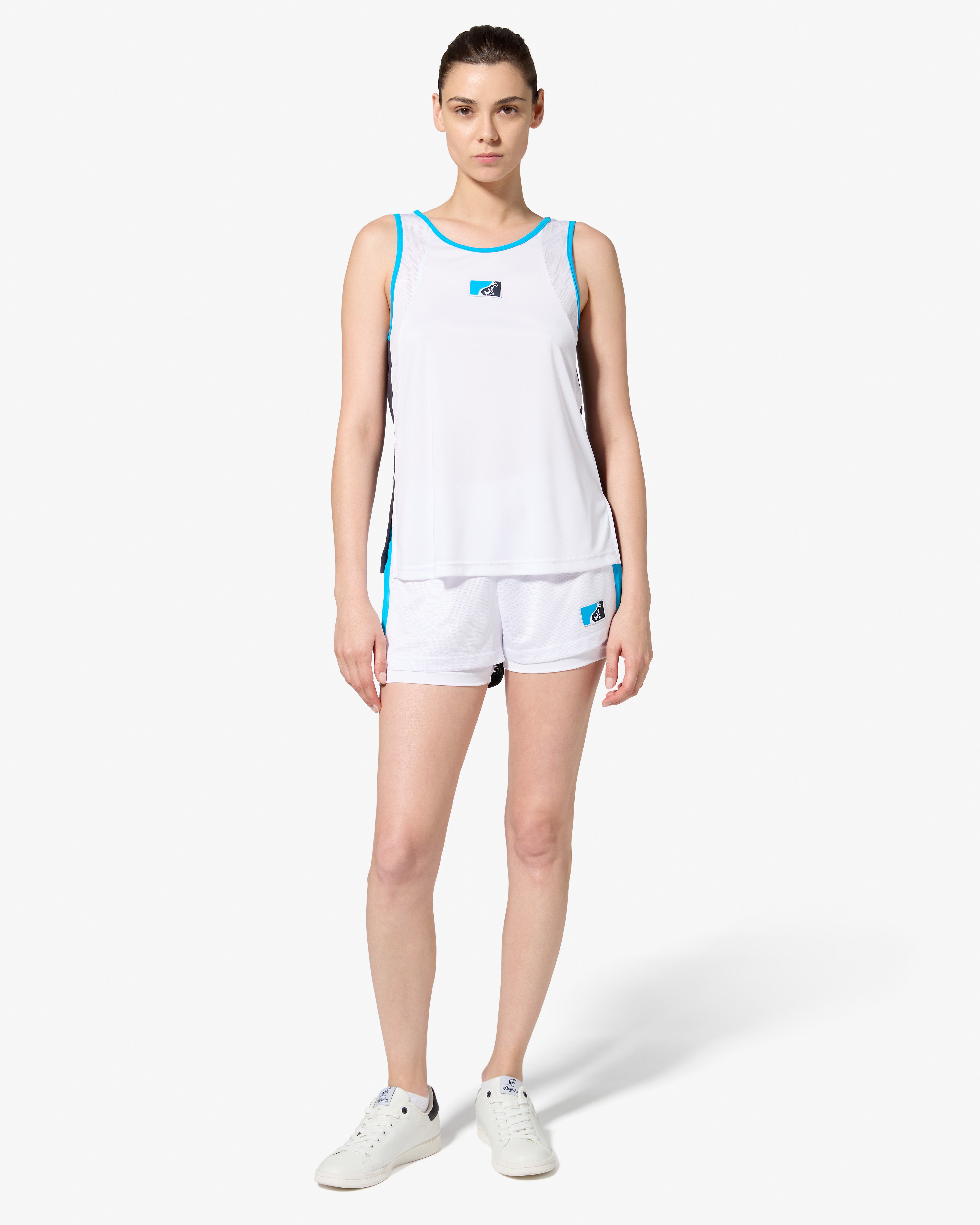 australian-league-short-bianco-pantaloncino-tennis-traspirante image 2