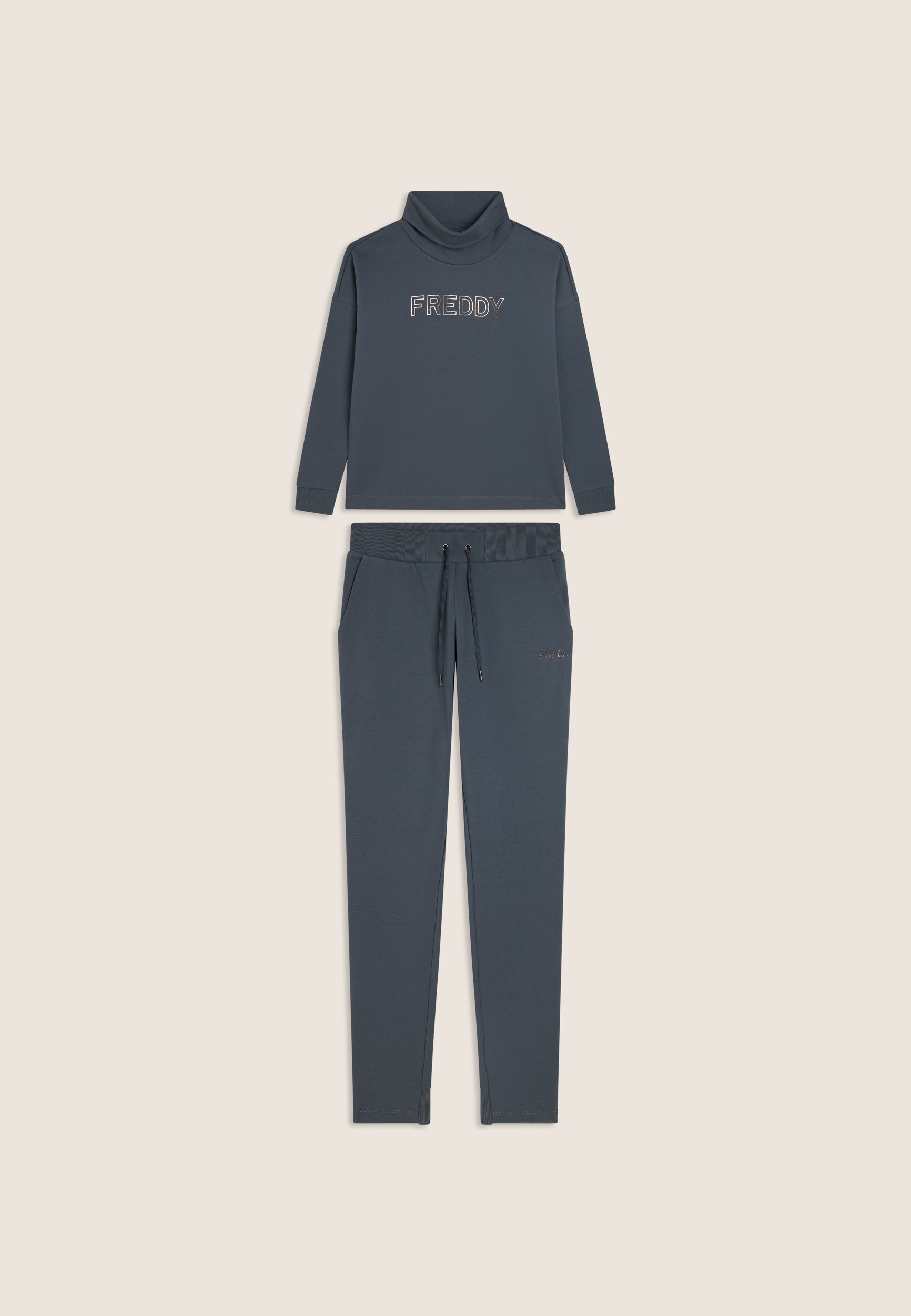 freddy-wr-up-tuta-donna-collo-risvoltabile-con-logo-borchie image 8
