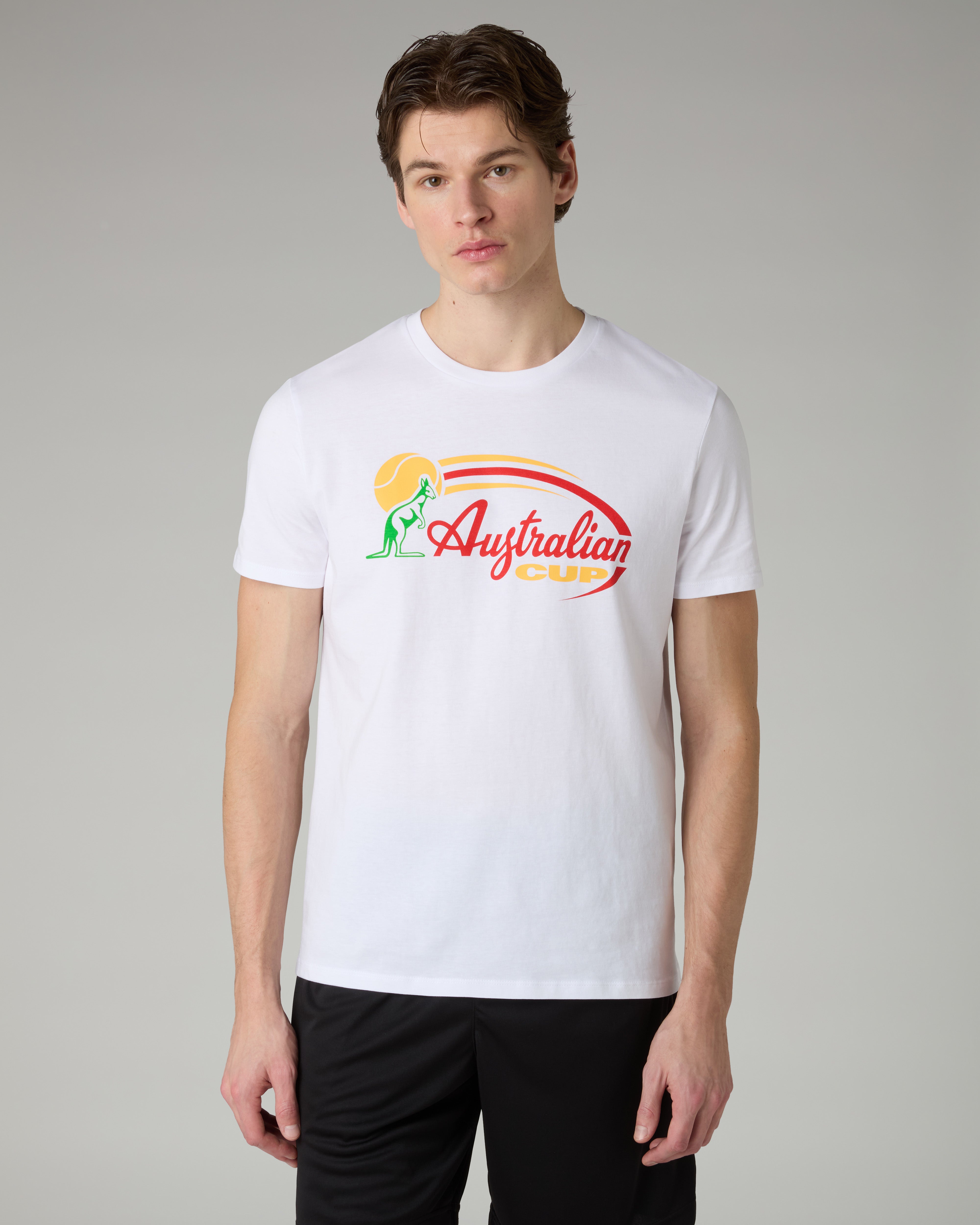 australian-cup-t-shirt-bianca-maglietta-cotone-regular image 1