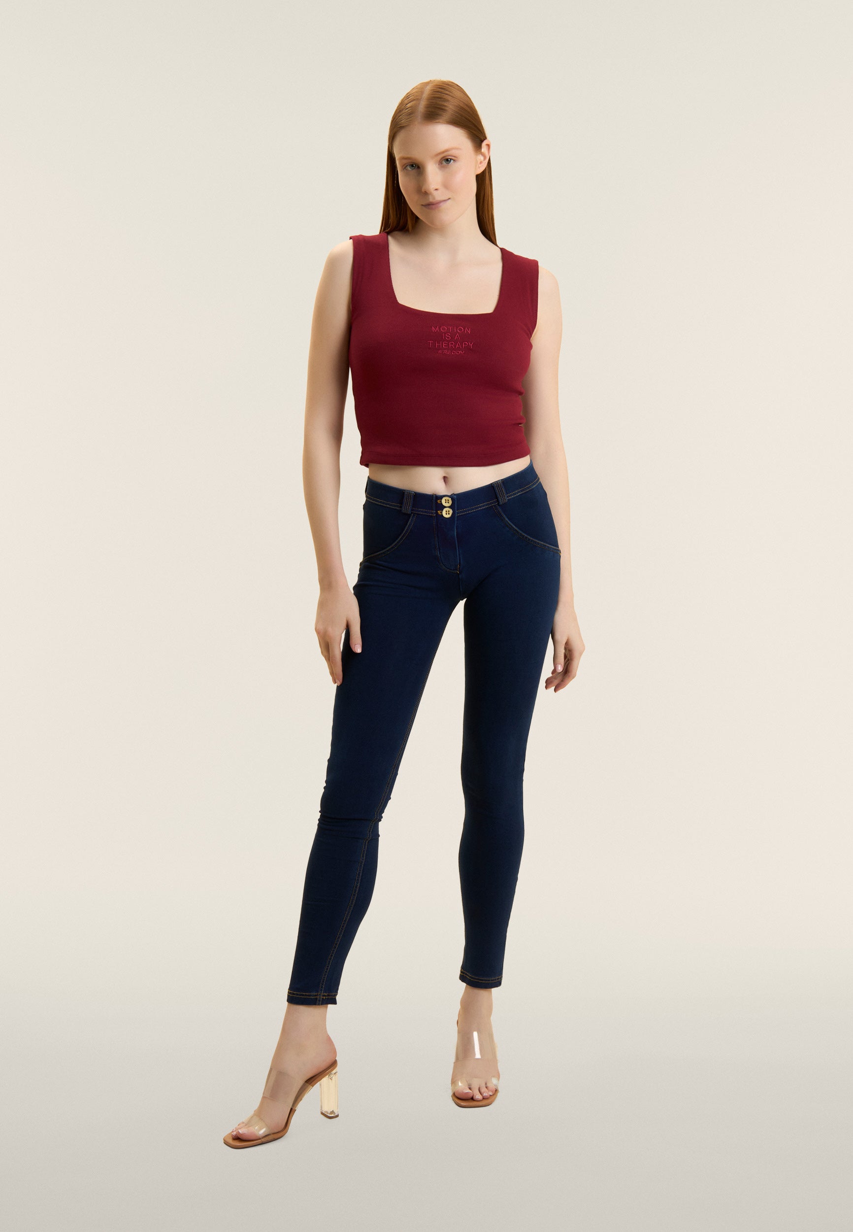 freddy-jeggings-push-up-wr-up-skinny-in-cotone-organico image 1