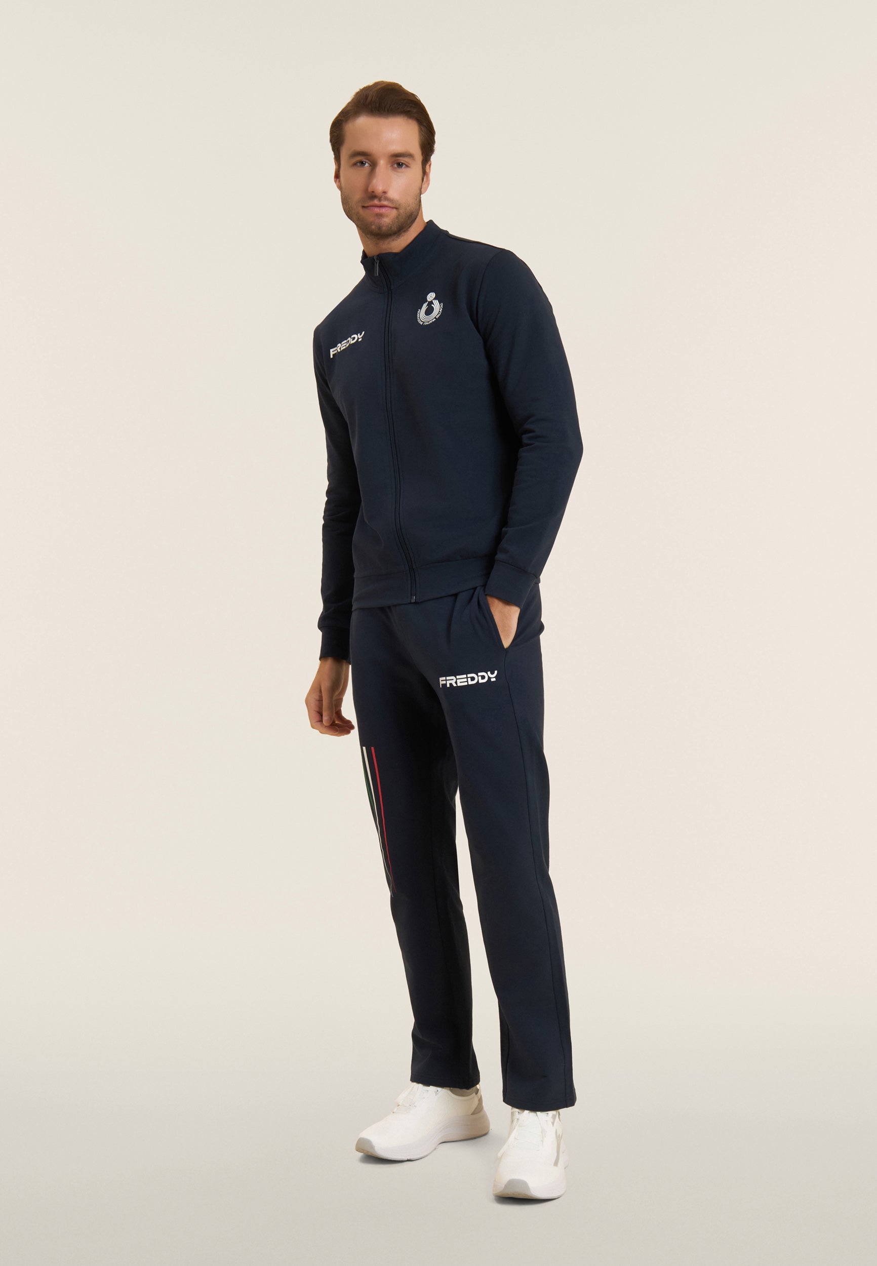 freddy-pantalone-uomo-fipav-regular-fit-in-felpa-bielastica-arbitri image 3