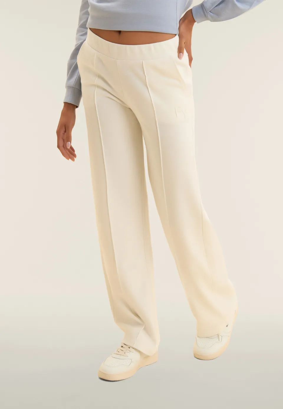freddy-pantaloni-sportivi-wide-leg-con-logo-fy-ricamato image 1