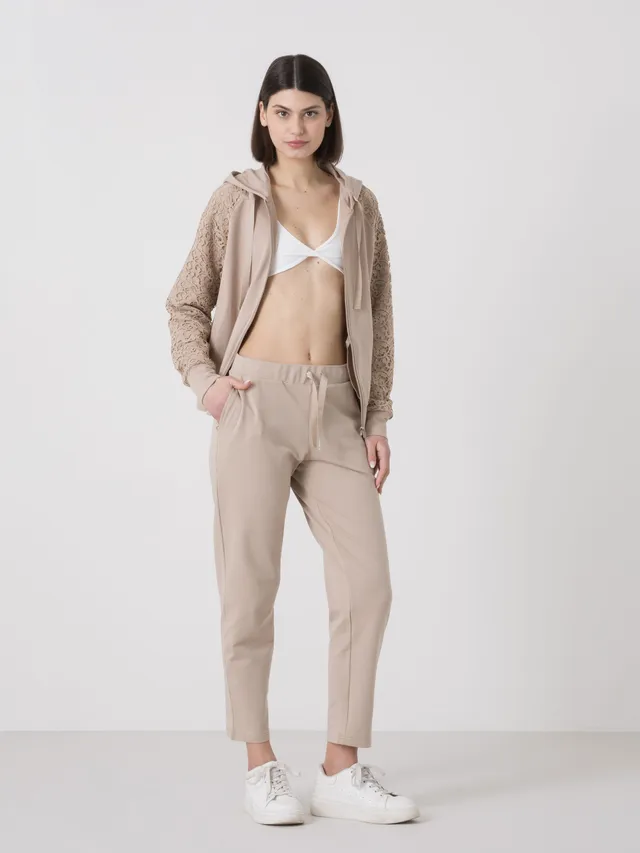 pantalone-felpa-stretch-donna-dimensione-danza-con-coulisse-e-linea-dritta image 1