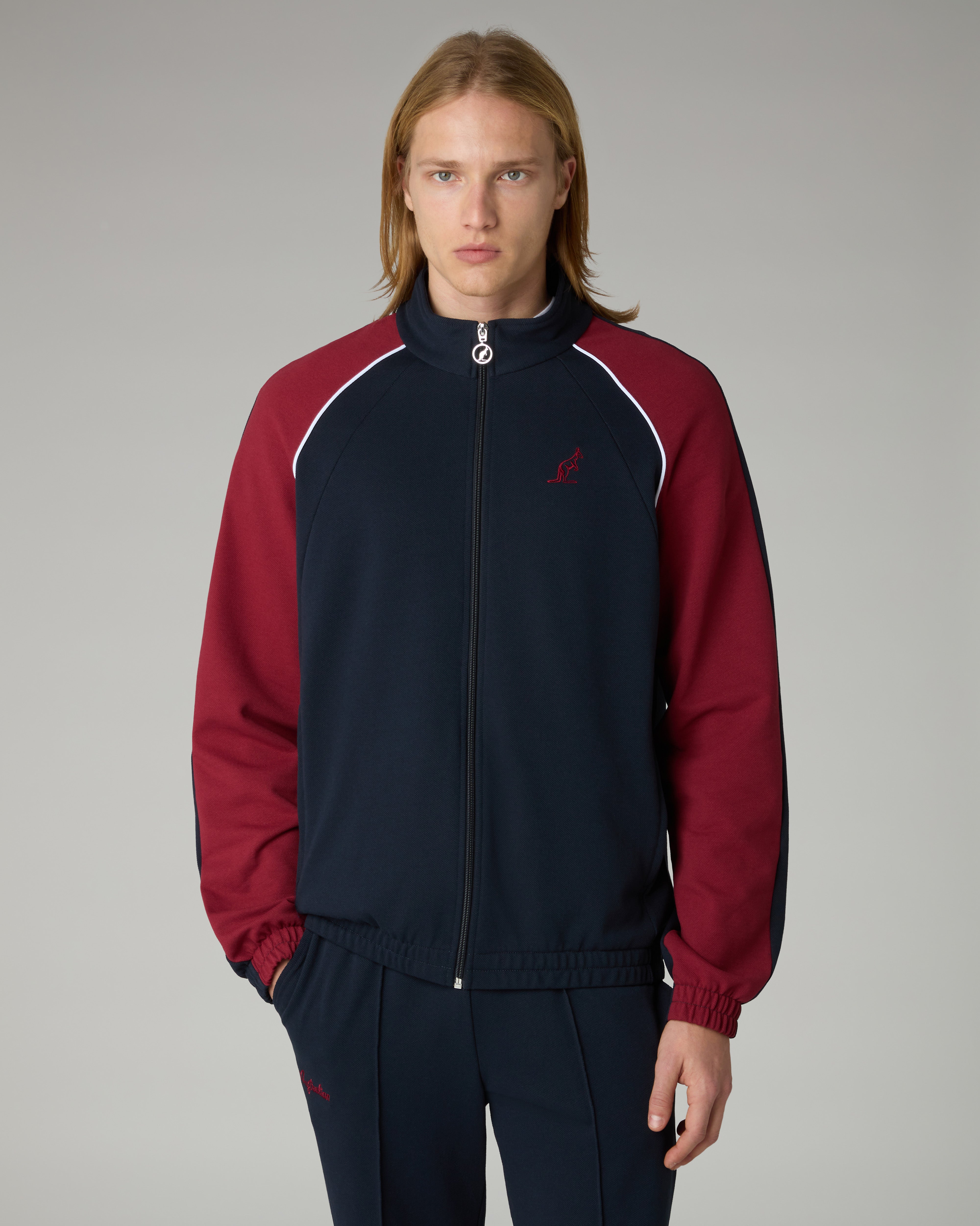 australian-posh-piquet-tuta-blu-navy-full-zip image 4