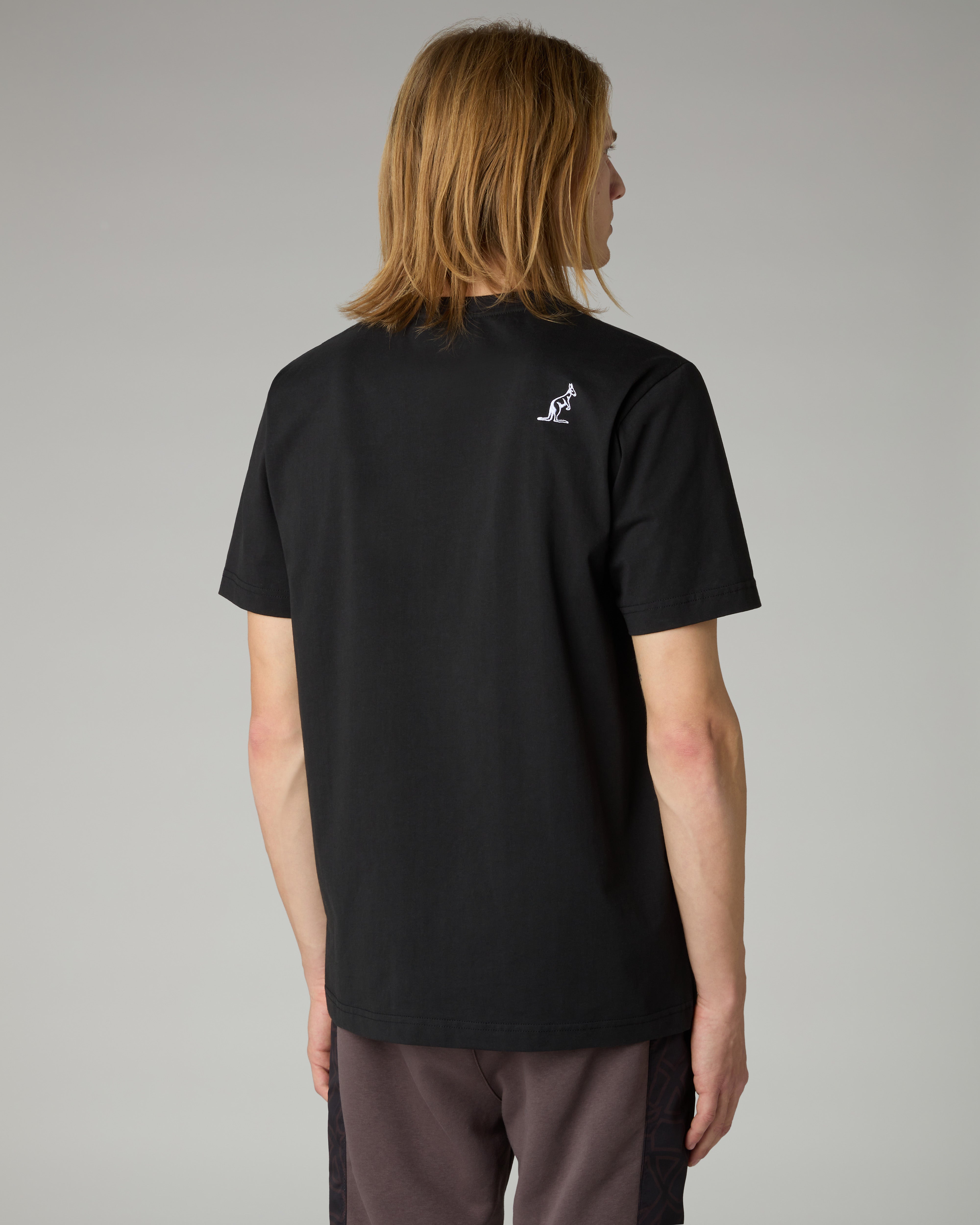australian-pocket-t-shirt-t-shirt-cotone-nera-con-tasca image 3