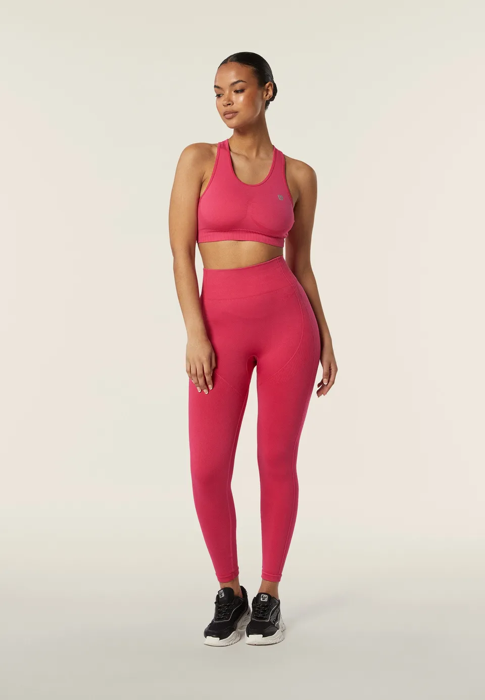 freddy-completo-top-e-leggings-vita-alta-seamless-ice-wash image 1